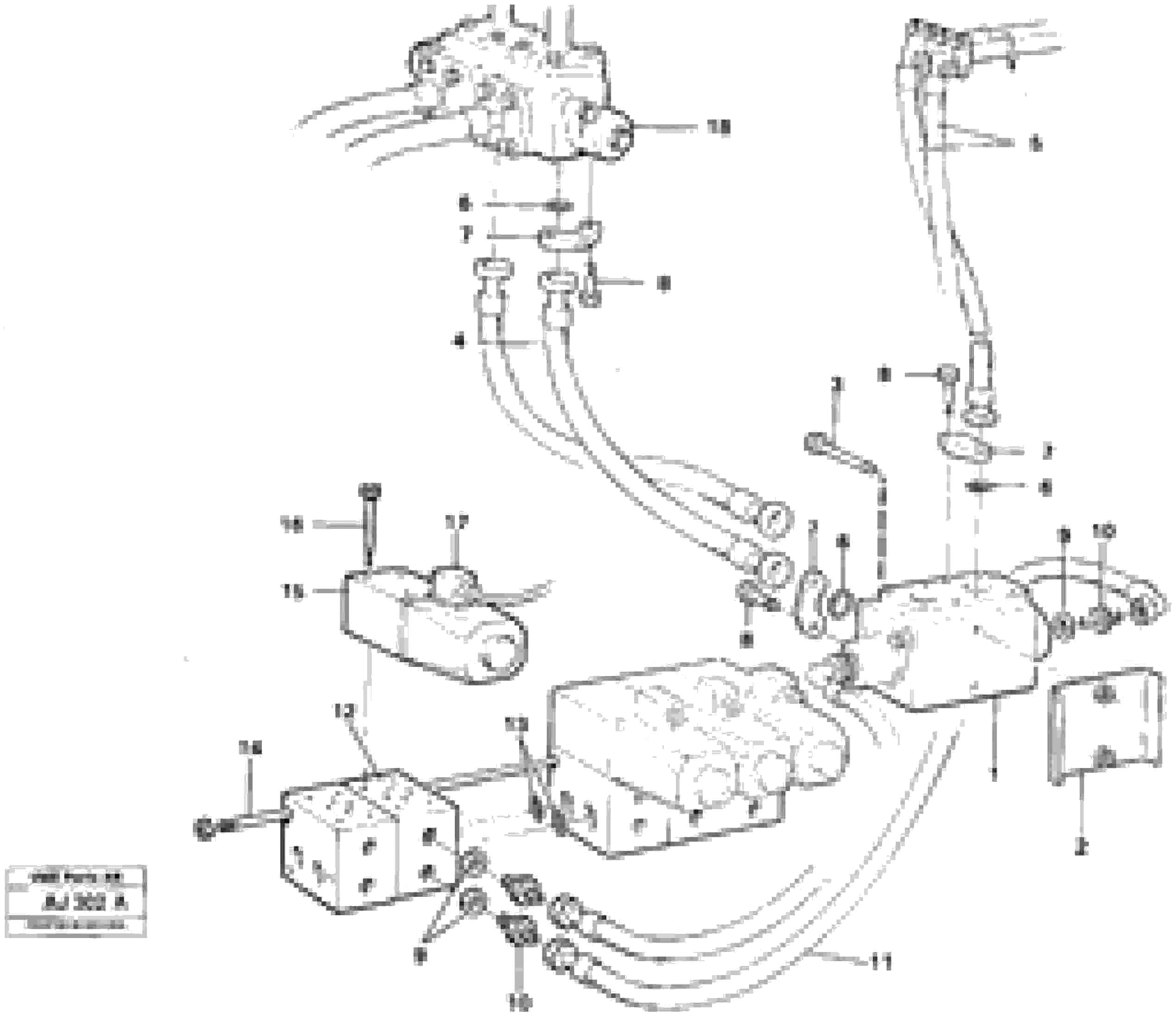 Схема запчастей Volvo L120B - 49279 Extra hydraulic equipment5:th function L120B VOLVO BM VOLVO BM L120B