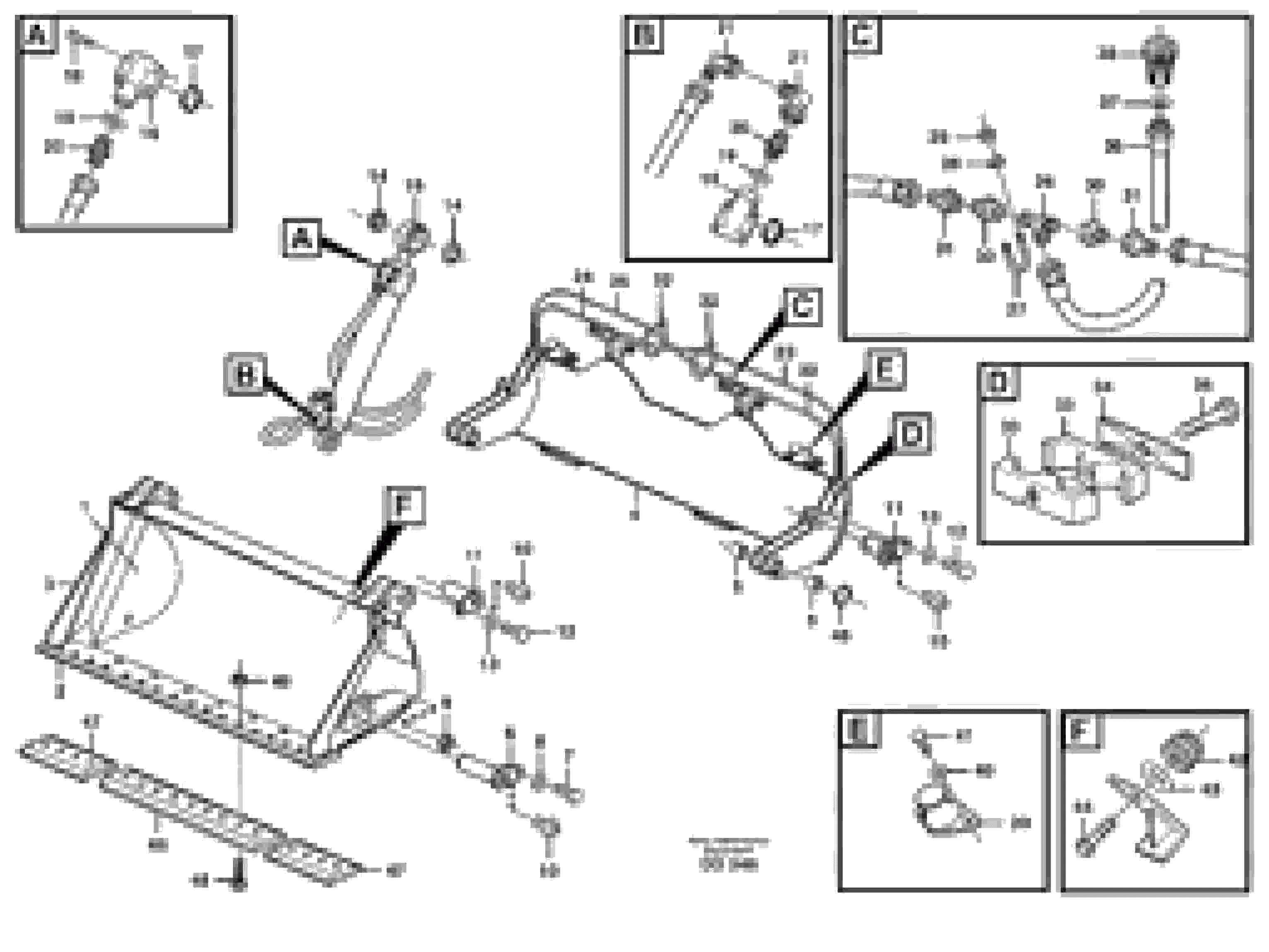 Схема запчастей Volvo L120B - 29588 High-tipping bucket ATTACHMENTS ATTACHMENTS WHEEL LOADERS GEN. - C