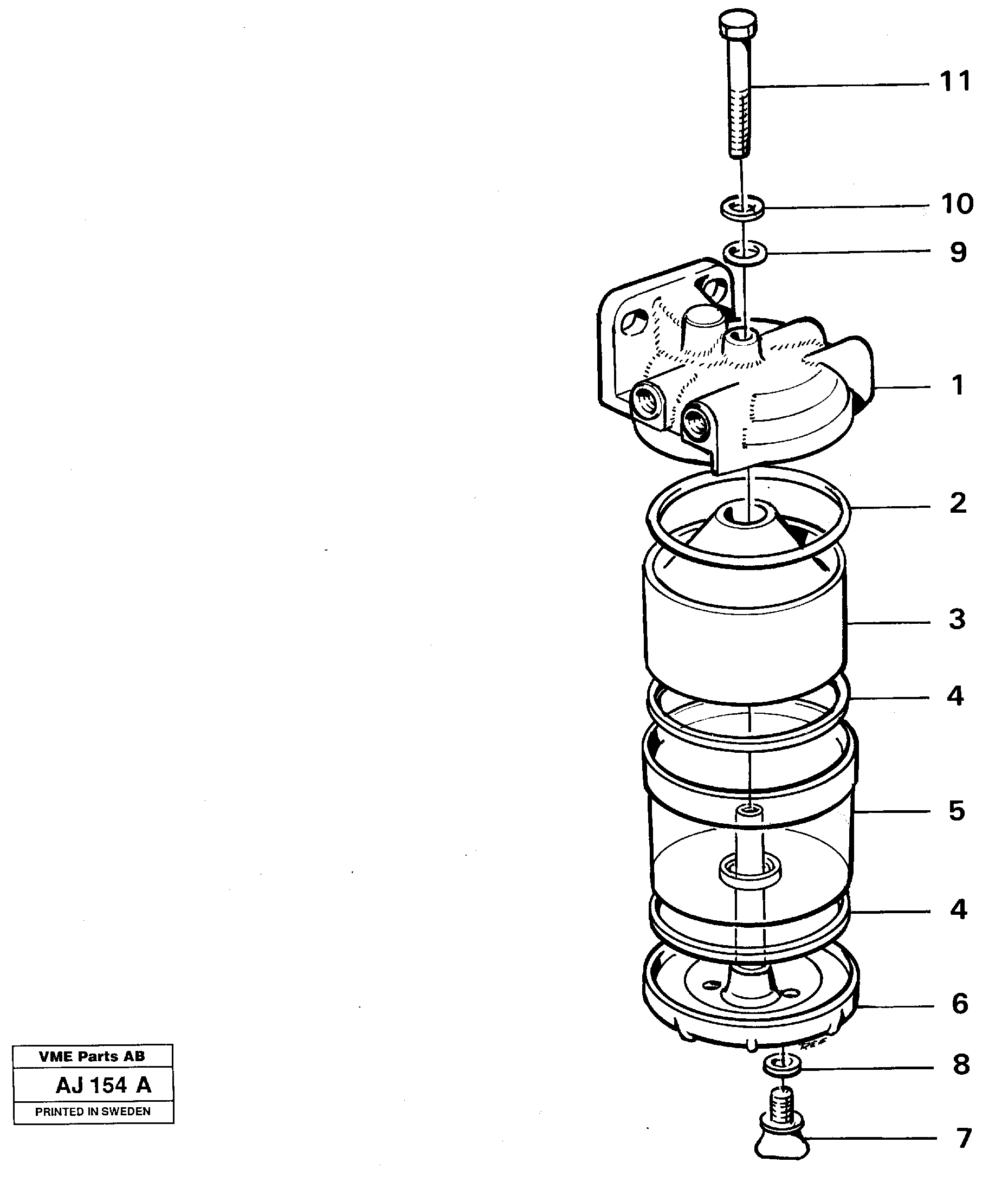 Схема запчастей Volvo L120B - 12019 Slurry separator L120B VOLVO BM VOLVO BM L120B