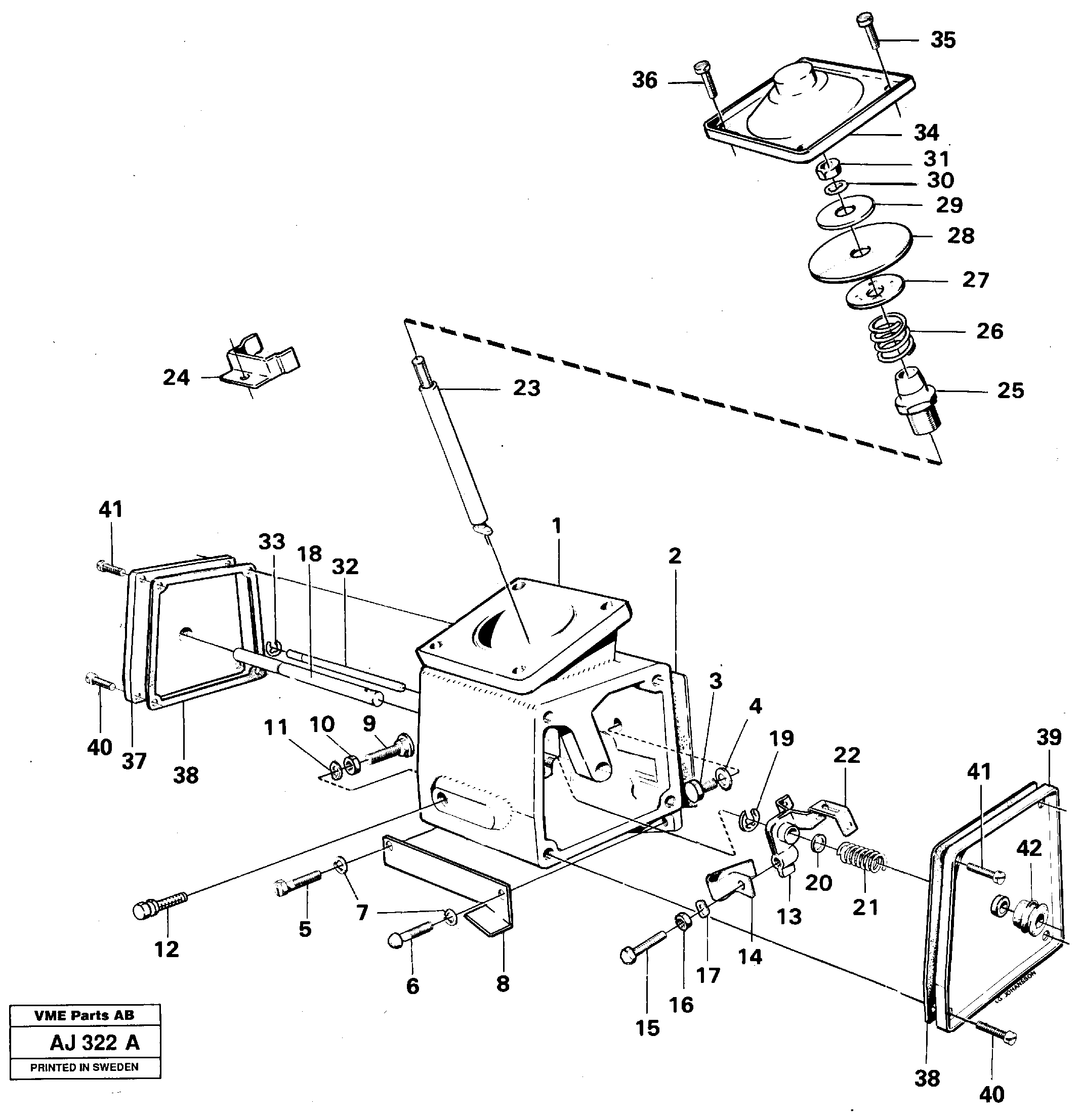 Схема запчастей Volvo L120B - 39383 Smoke limiter L120B VOLVO BM VOLVO BM L120B