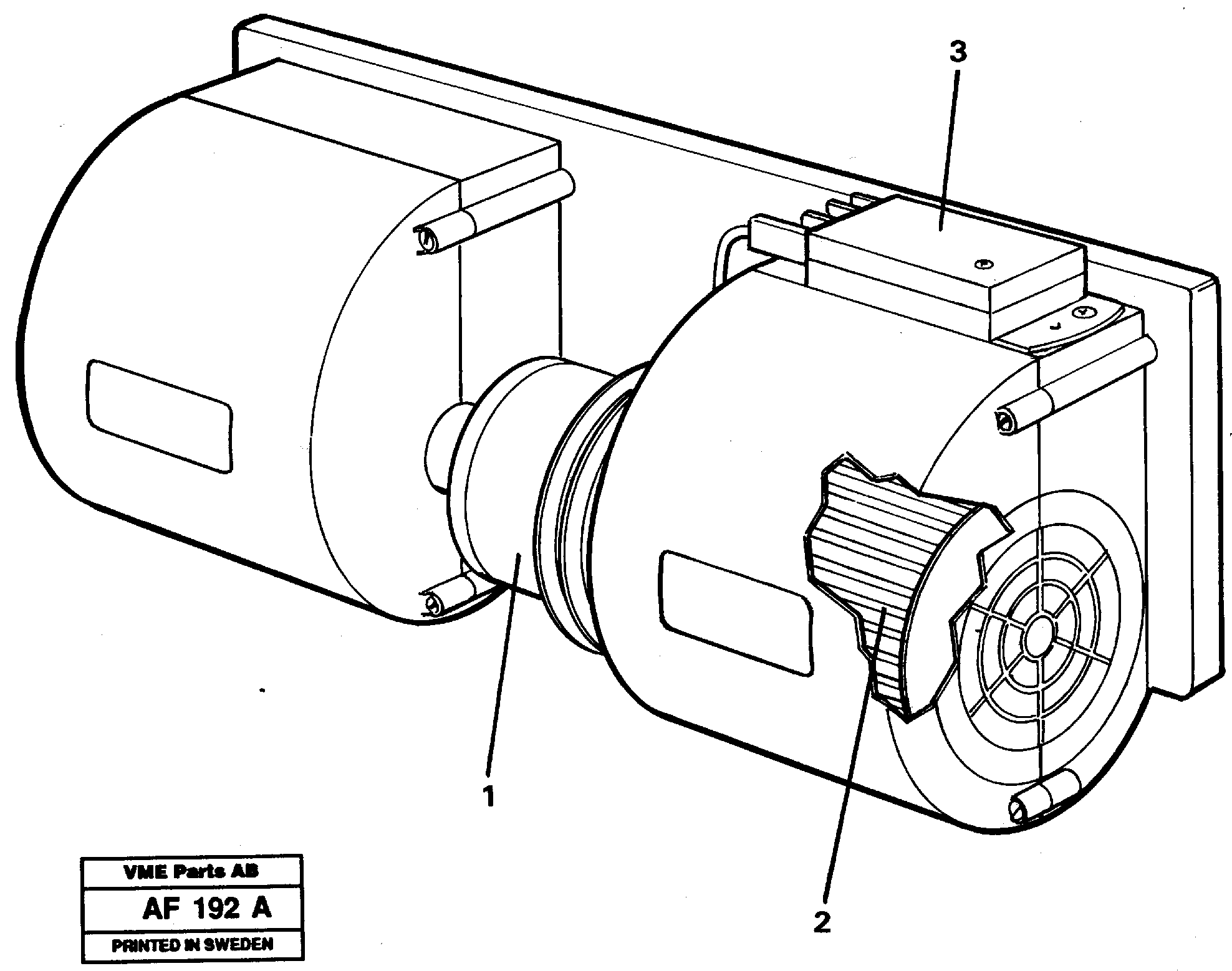 Схема запчастей Volvo L150 - 28112 Fan L150/L150C VOLVO BM VOLVO BM L150/L150C SER NO - 2767/- 60708