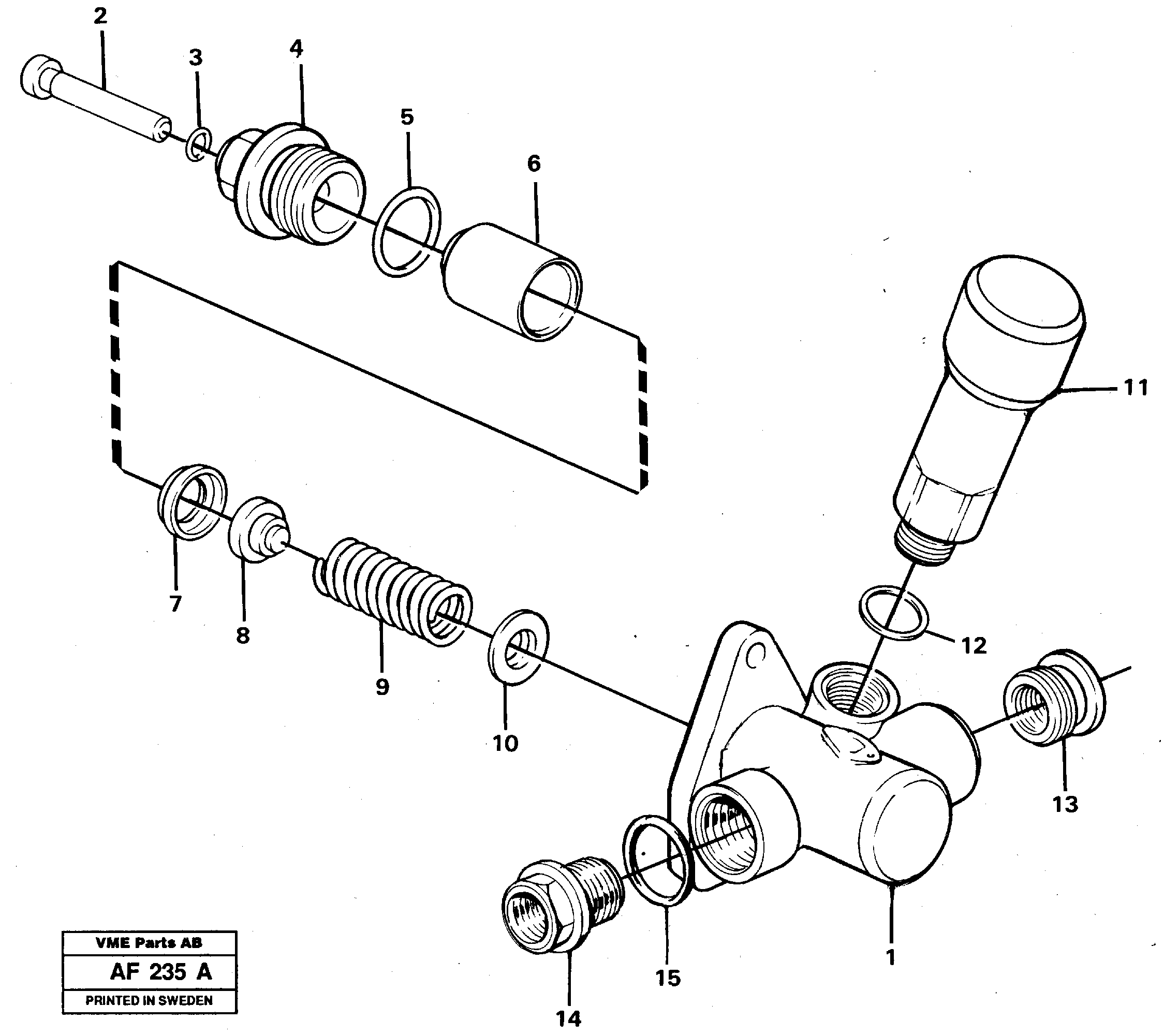 Схема запчастей Volvo L150 - 95367 Feed pump L150/L150C VOLVO BM VOLVO BM L150/L150C SER NO - 2767/- 60708