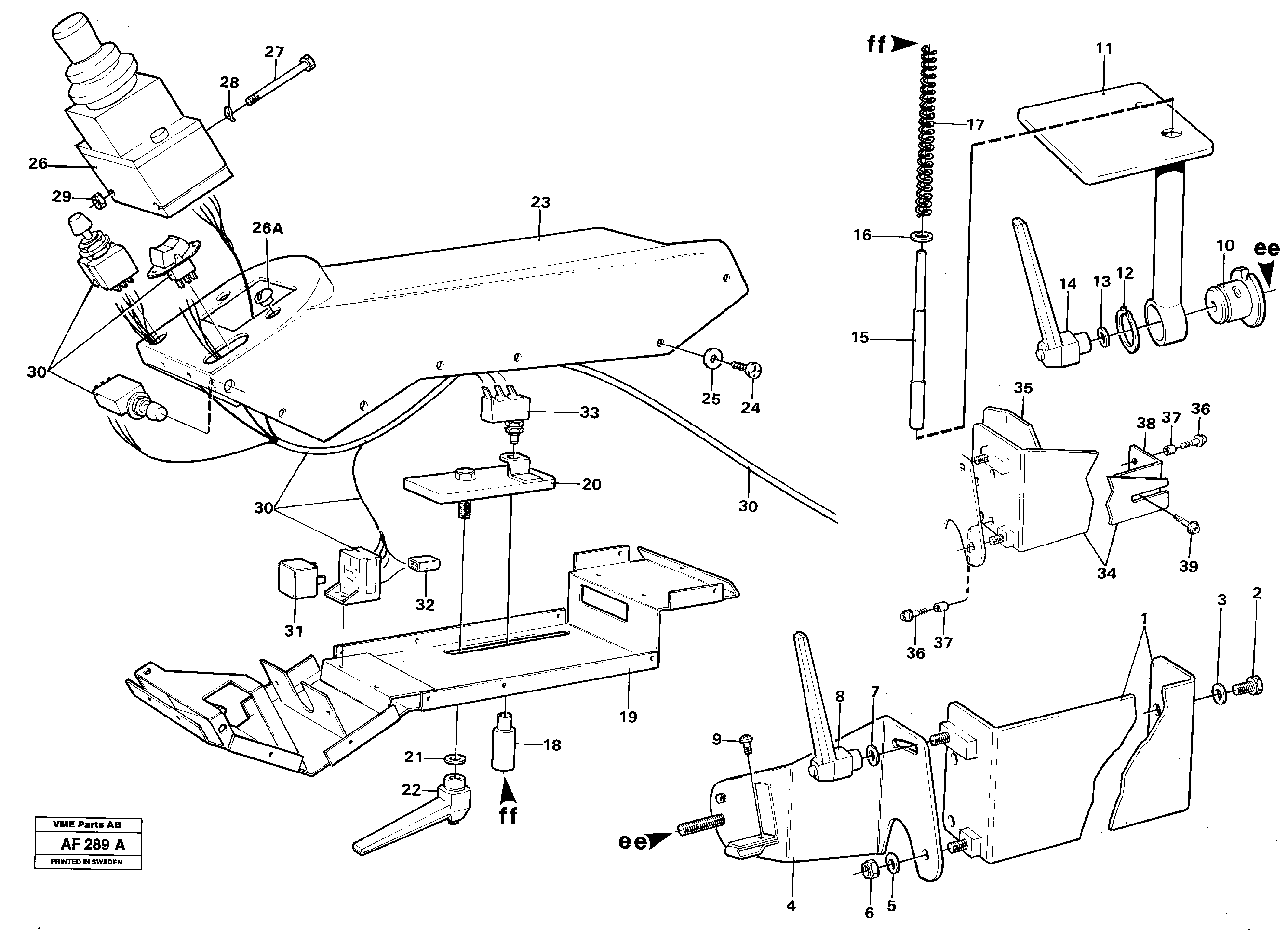 Схема запчастей Volvo L150 - 40521 CDC - steering, plate details L150/L150C VOLVO BM VOLVO BM L150/L150C SER NO - 2767/- 60708