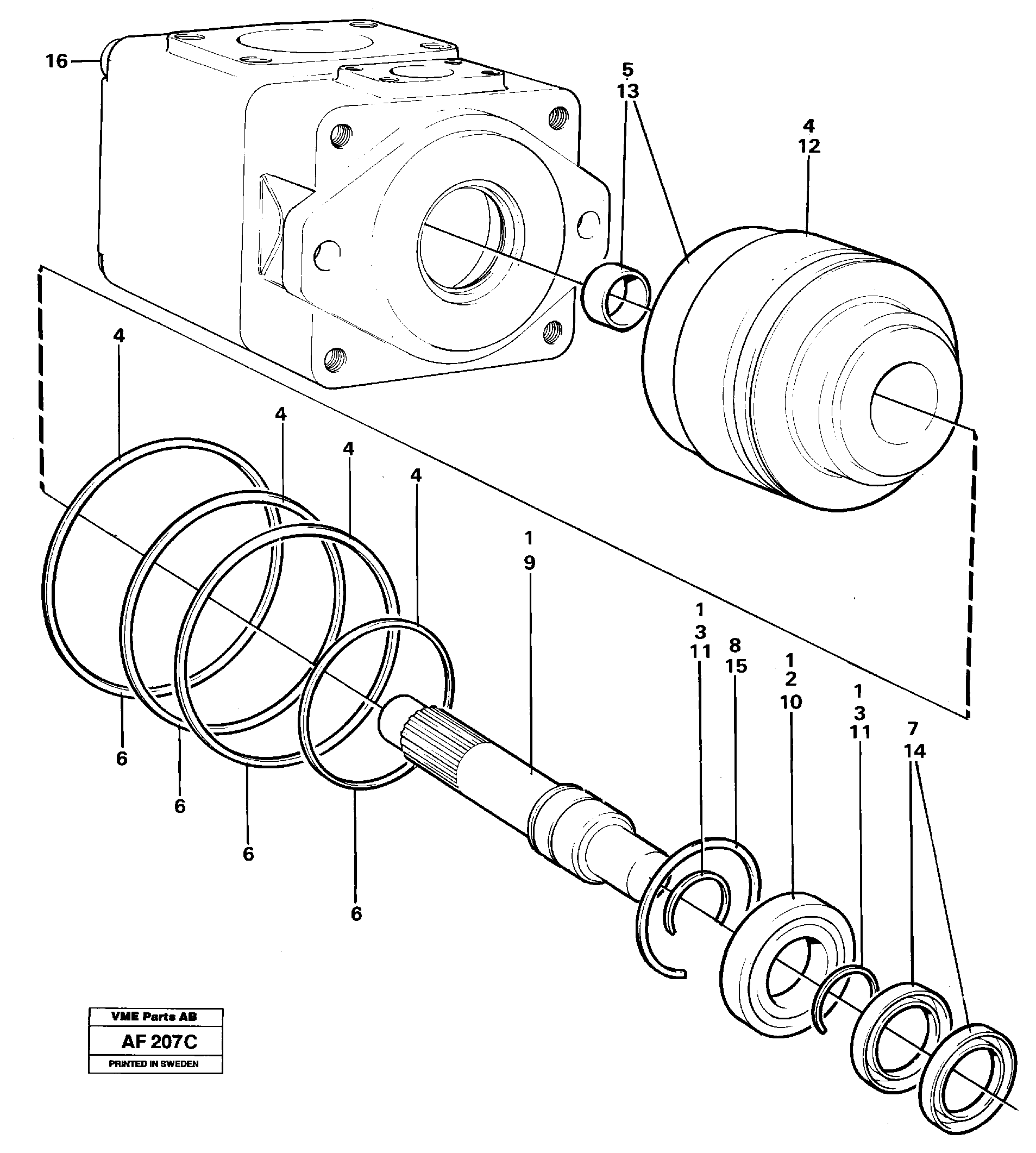 Схема запчастей Volvo L150 - 31965 Гидронасос (основной насос) L150/L150C VOLVO BM VOLVO BM L150/L150C SER NO - 2767/- 60708