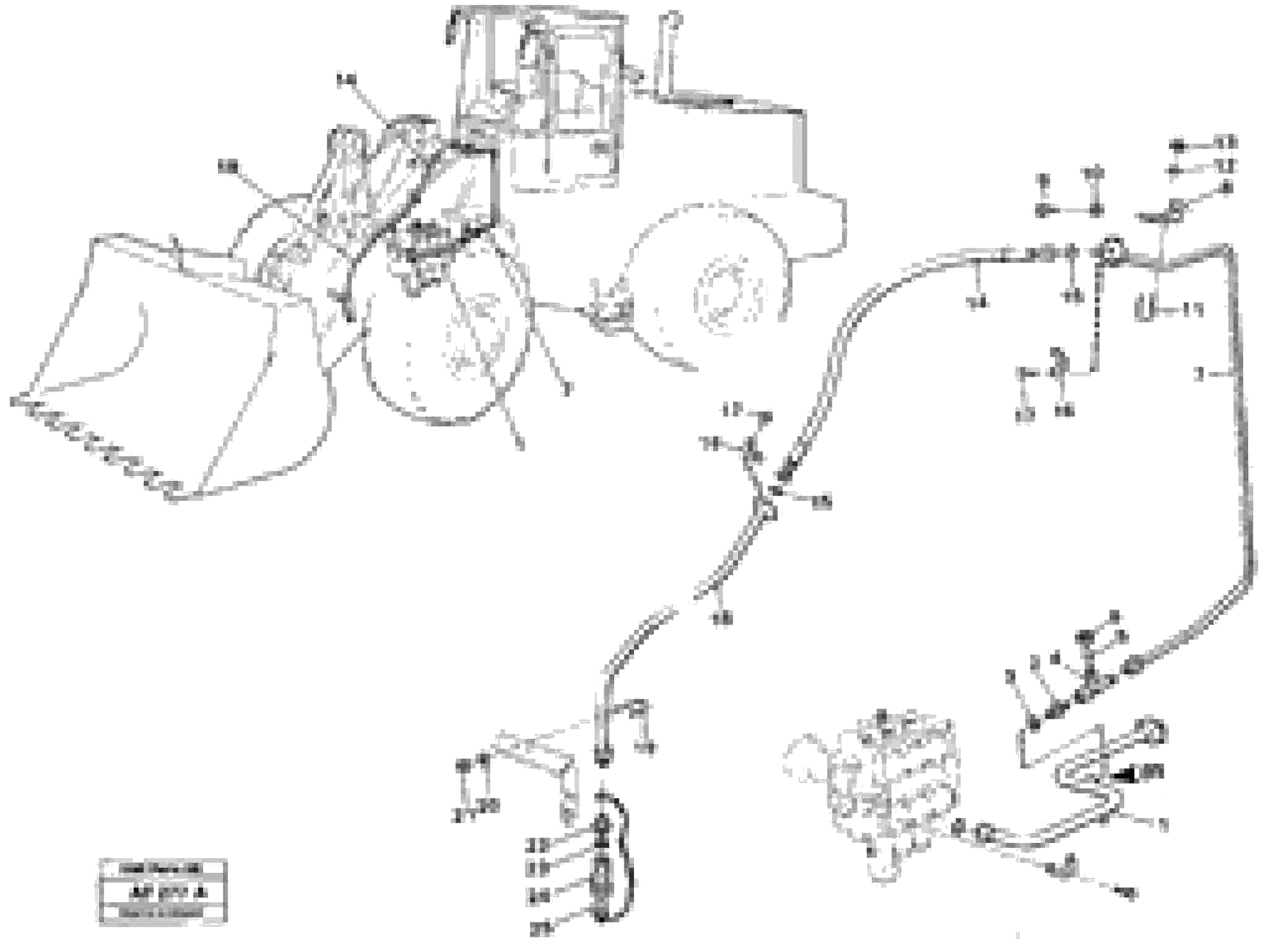 Схема запчастей Volvo L150 - 8710 Hydraulic system, 3:rd function, return line L150/L150C VOLVO BM VOLVO BM L150/L150C SER NO - 2767/- 60708