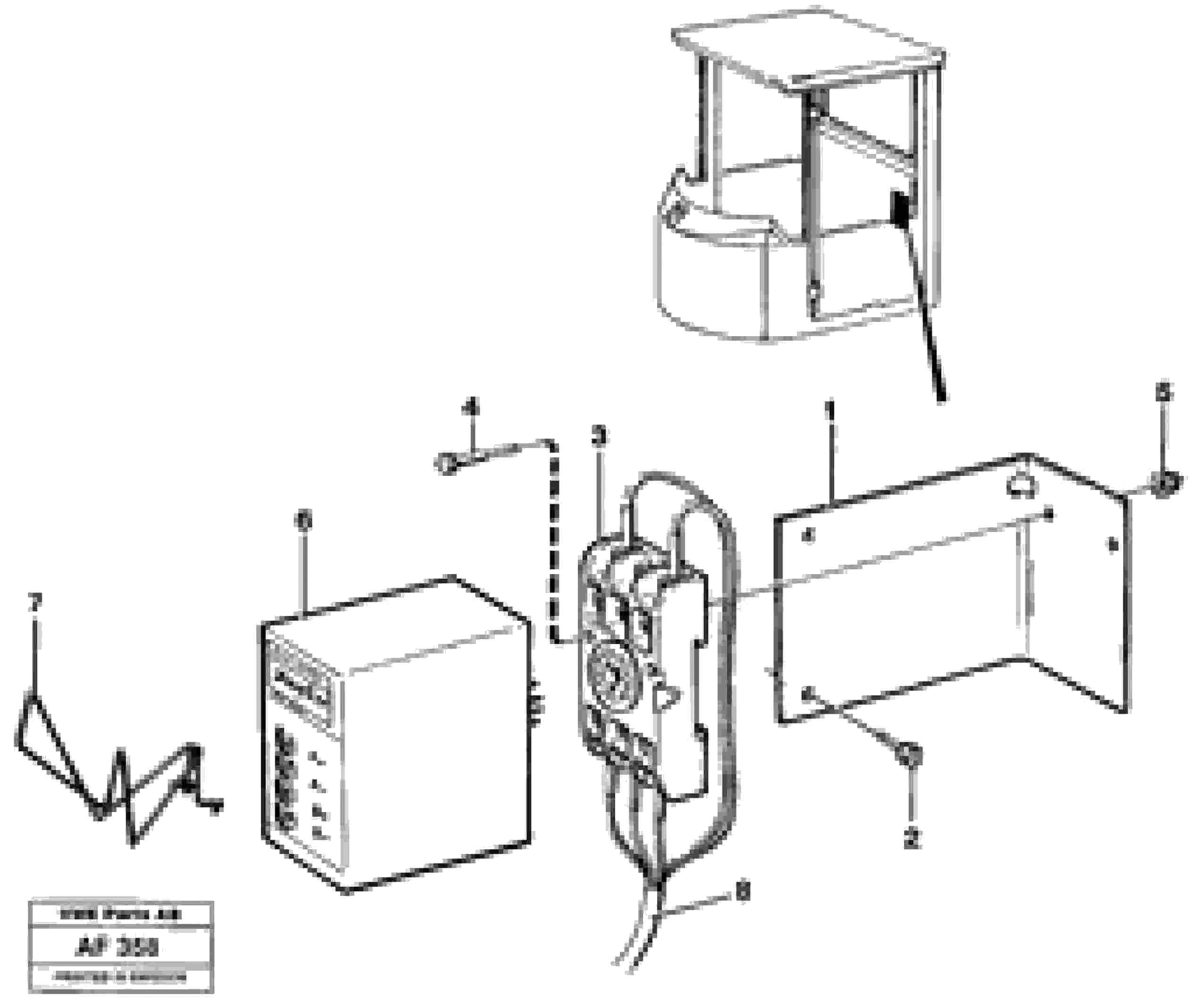 Схема запчастей Volvo L150 - 37733 Electronic unit, CDC L150/L150C VOLVO BM VOLVO BM L150/L150C SER NO - 2767/- 60708