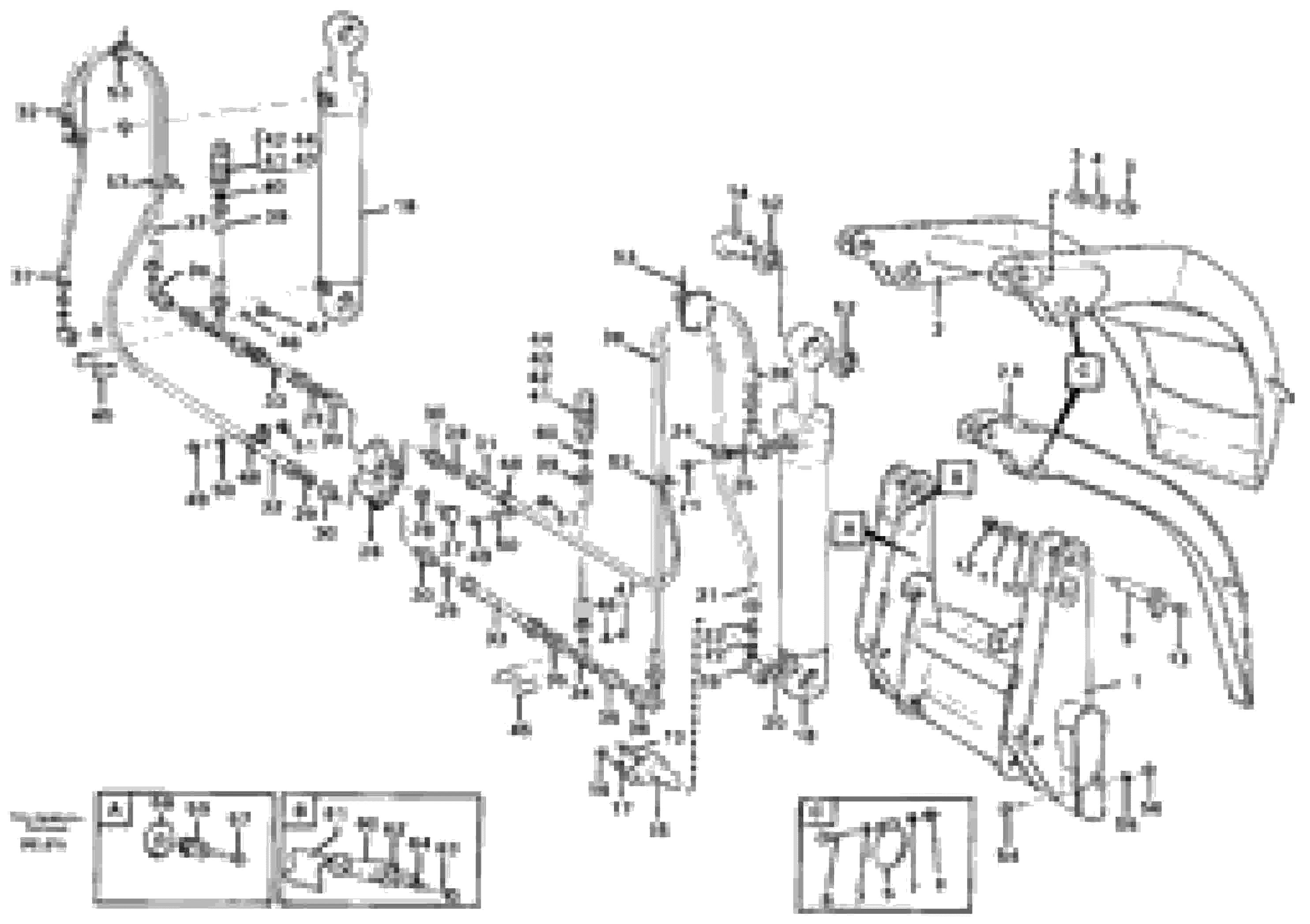 Схема запчастей Volvo L150 - 32634 Combi fork ATTACHMENTS ATTACHMENTS WHEEL LOADERS GEN. - C