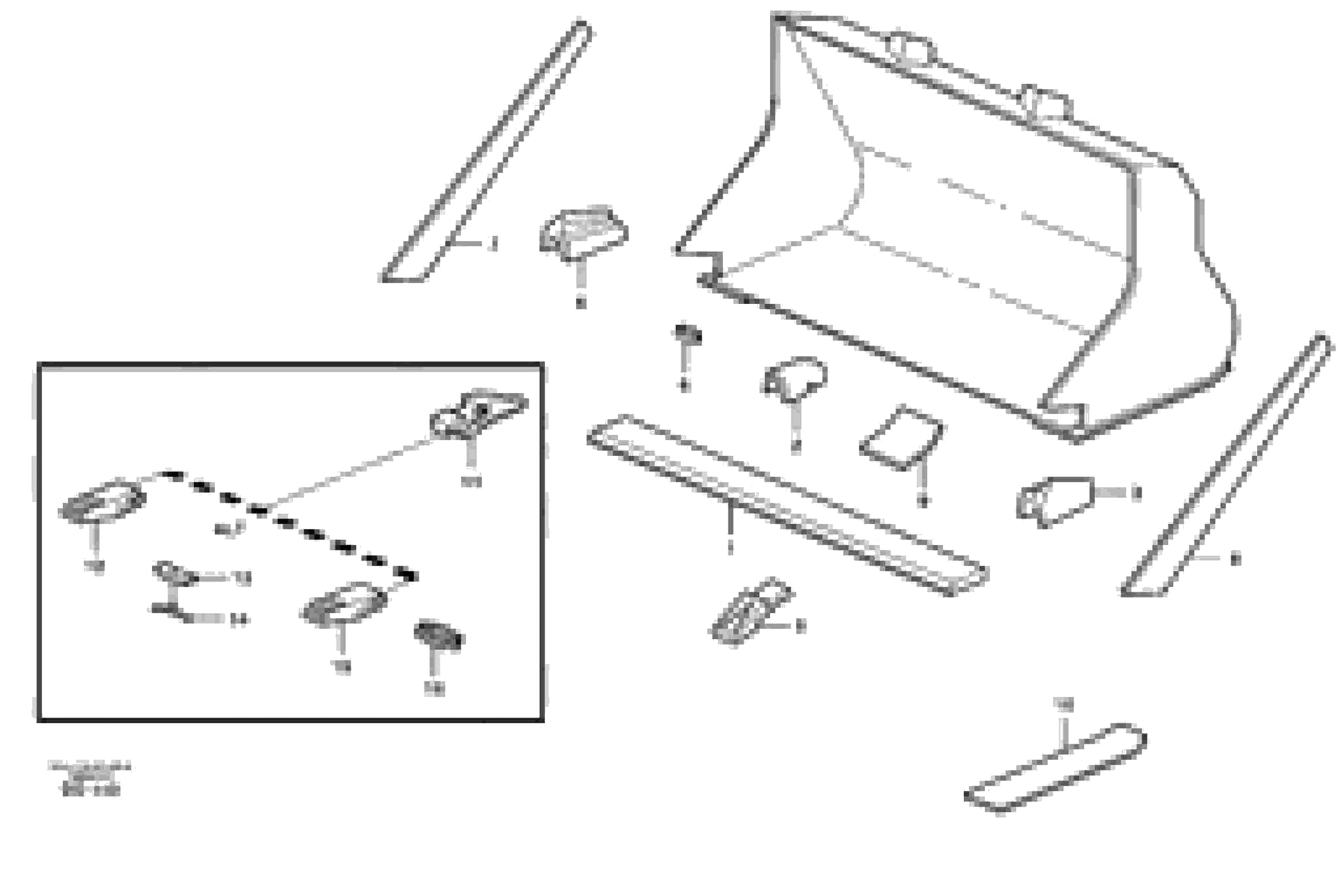 Схема запчастей Volvo L150 - 17322 Bucket, straight with teeth ATTACHMENTS ATTACHMENTS WHEEL LOADERS GEN. - C