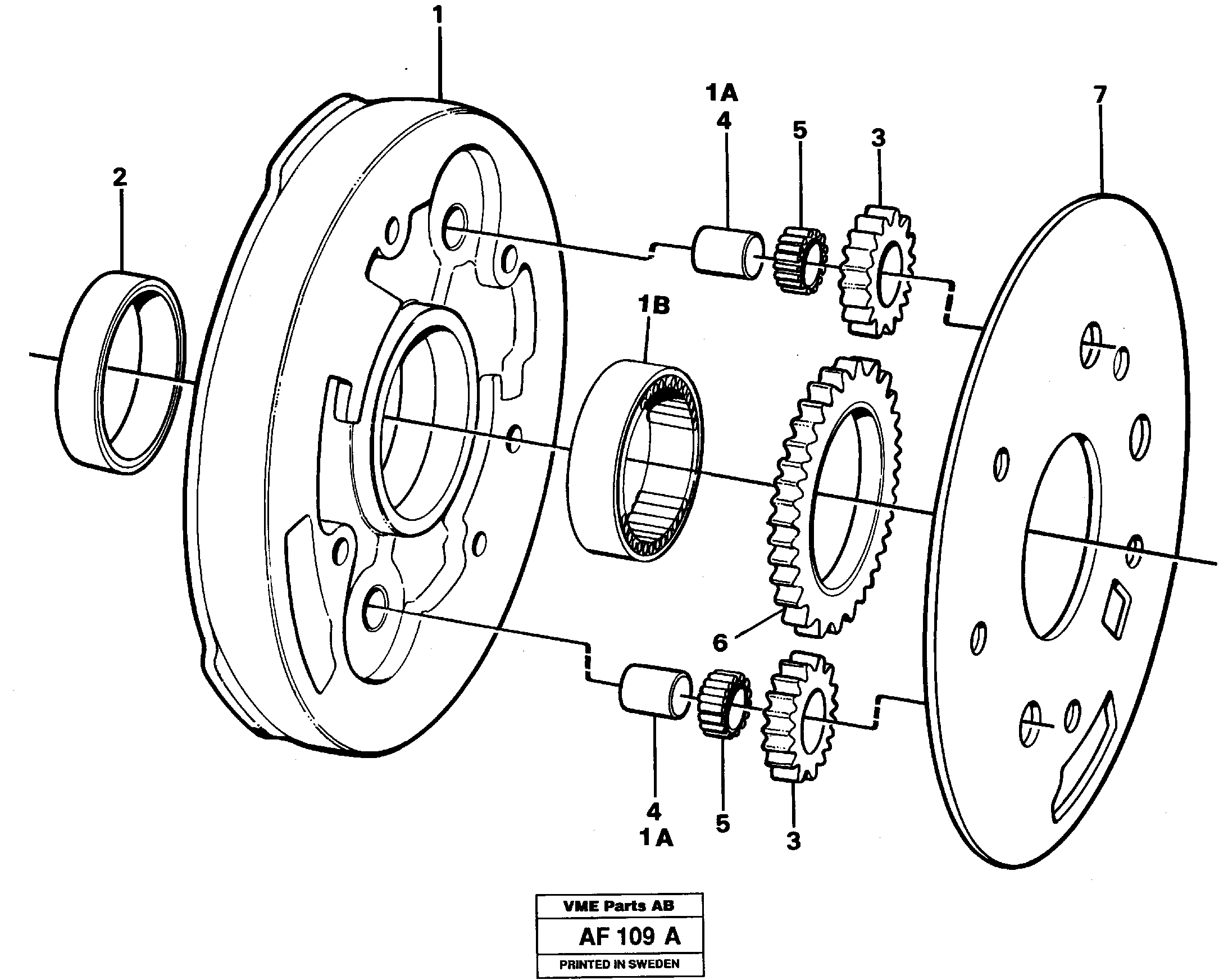 Схема запчастей Volvo L150 - 14010 Насос L150/L150C VOLVO BM VOLVO BM L150/L150C SER NO - 2767/- 60708