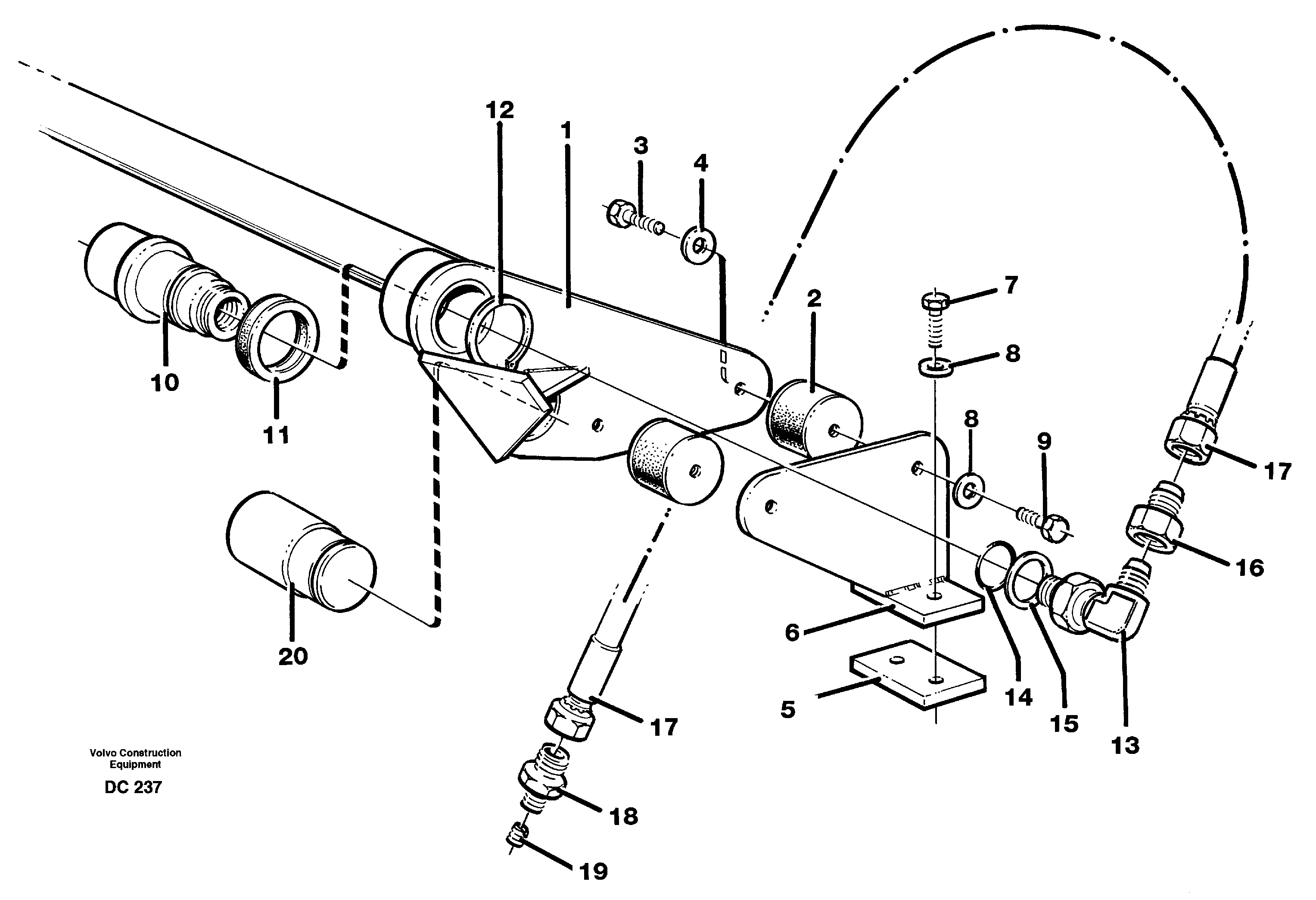 Схема запчастей Volvo L160 - 1750 Ahc ATTACHMENTS ATTACHMENTS MISCELLANEOUS