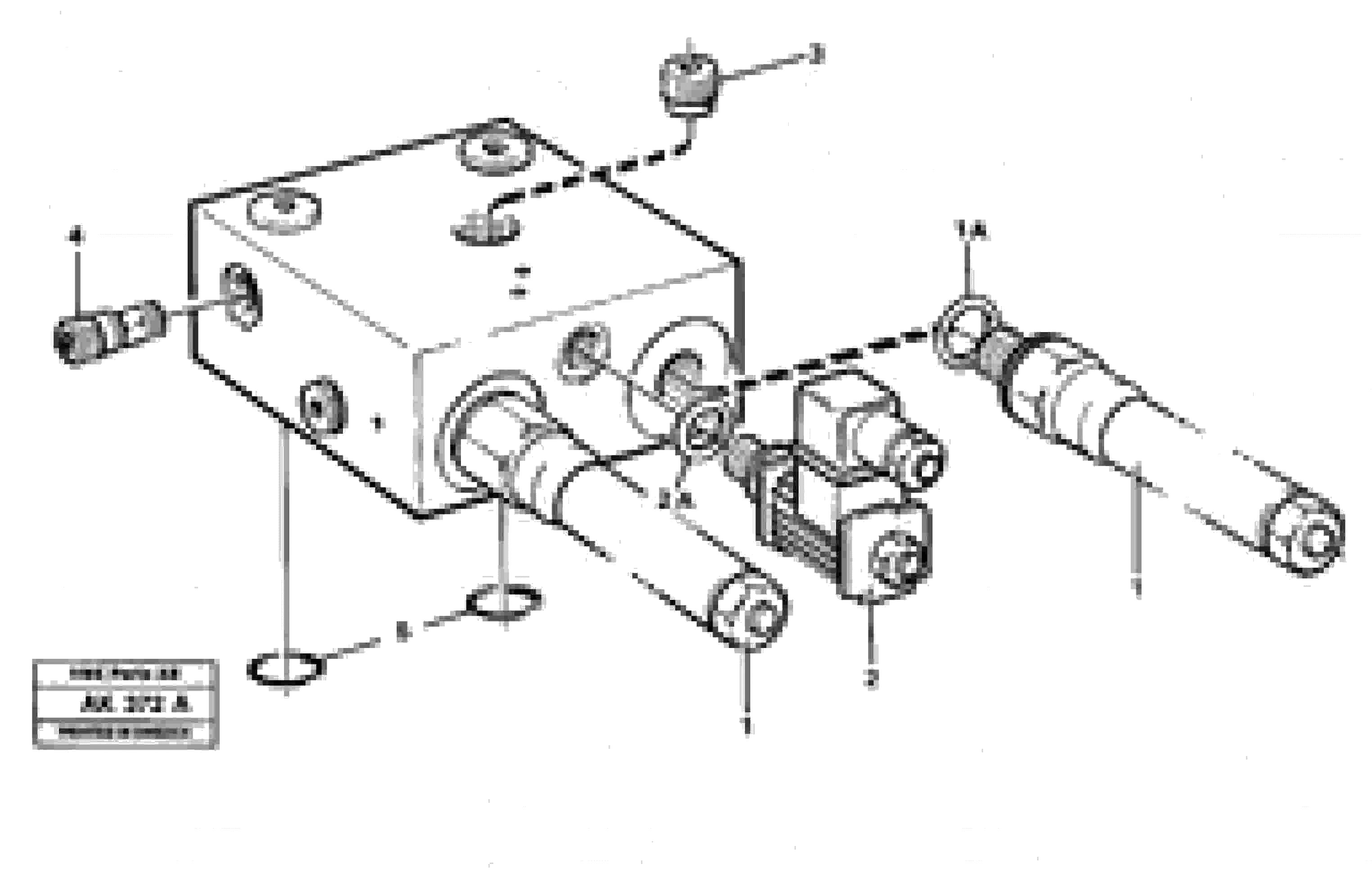 Схема запчастей Volvo L180 - 27907 Operating valve L180/L180C VOLVO BM VOLVO BM L180/L180C SER NO -2532 / -60469 USA