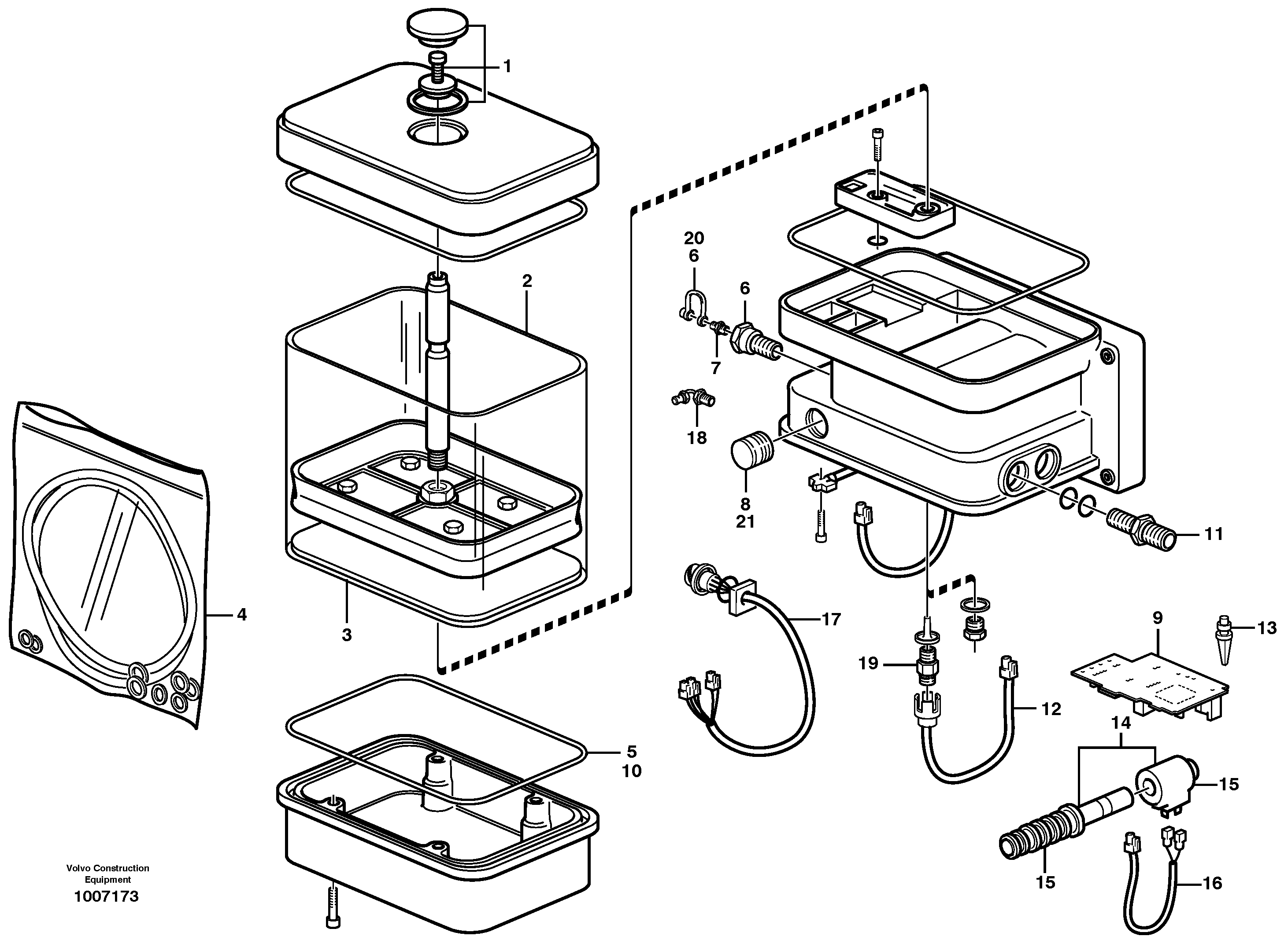 Схема запчастей Volvo L180 - 20769 Насос L180/L180C VOLVO BM VOLVO BM L180/L180C SER NO -2532 / -60469 USA