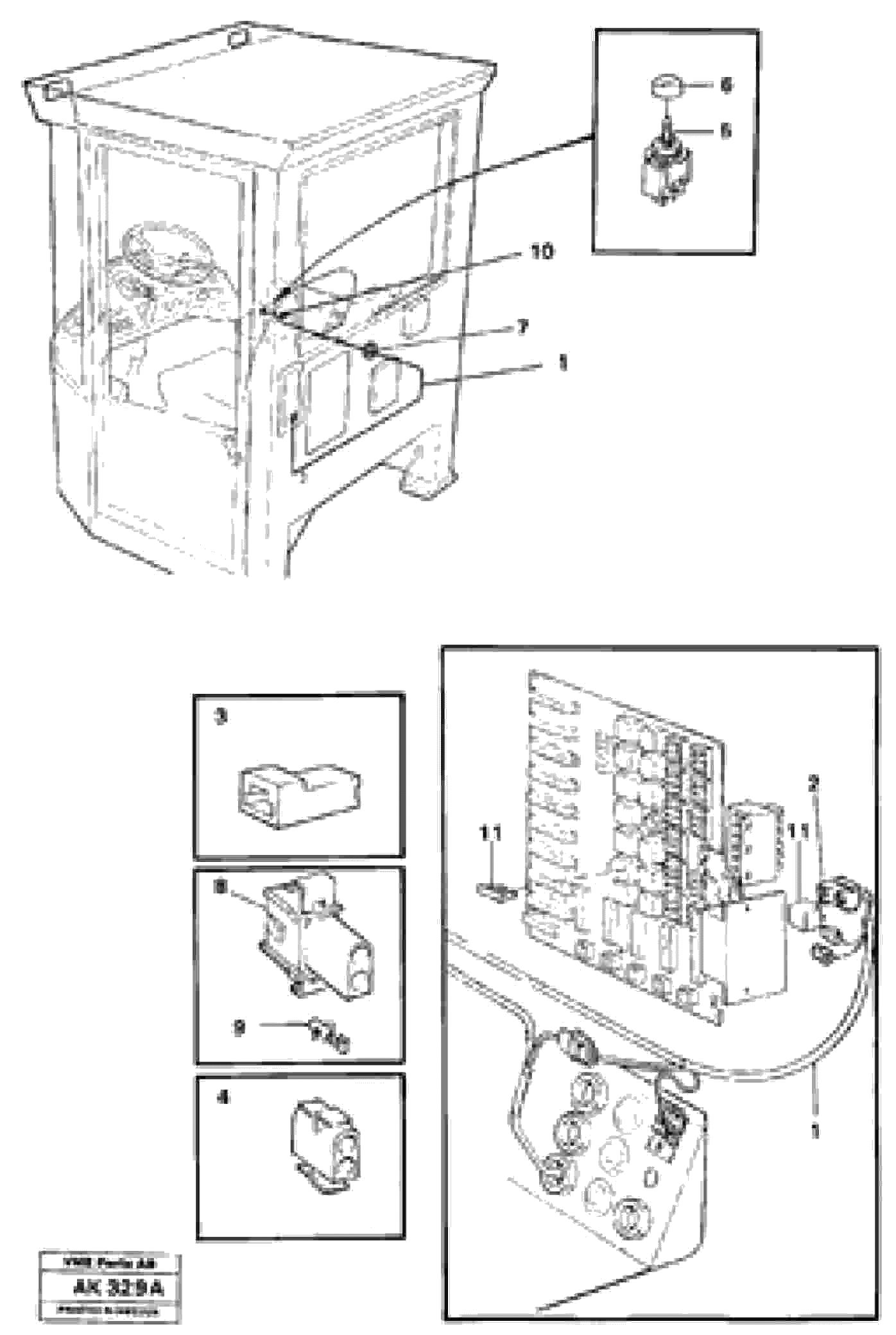 Схема запчастей Volvo L180 - 50550 Cable harness, loud tone horn L180/L180C VOLVO BM VOLVO BM L180/L180C SER NO -2532 / -60469 USA