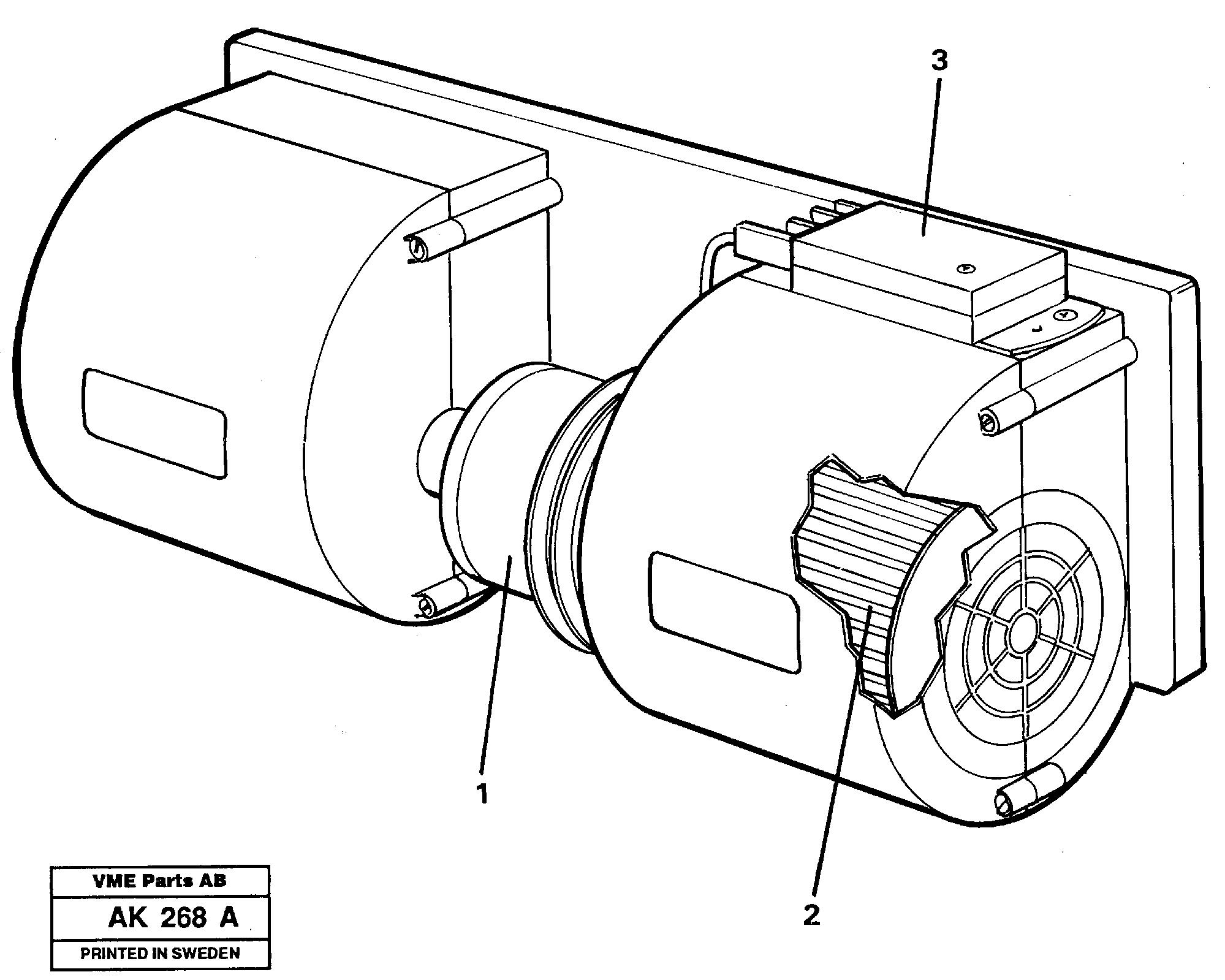 Схема запчастей Volvo L180 - 28120 Fan L180/L180C VOLVO BM VOLVO BM L180/L180C SER NO -2532 / -60469 USA