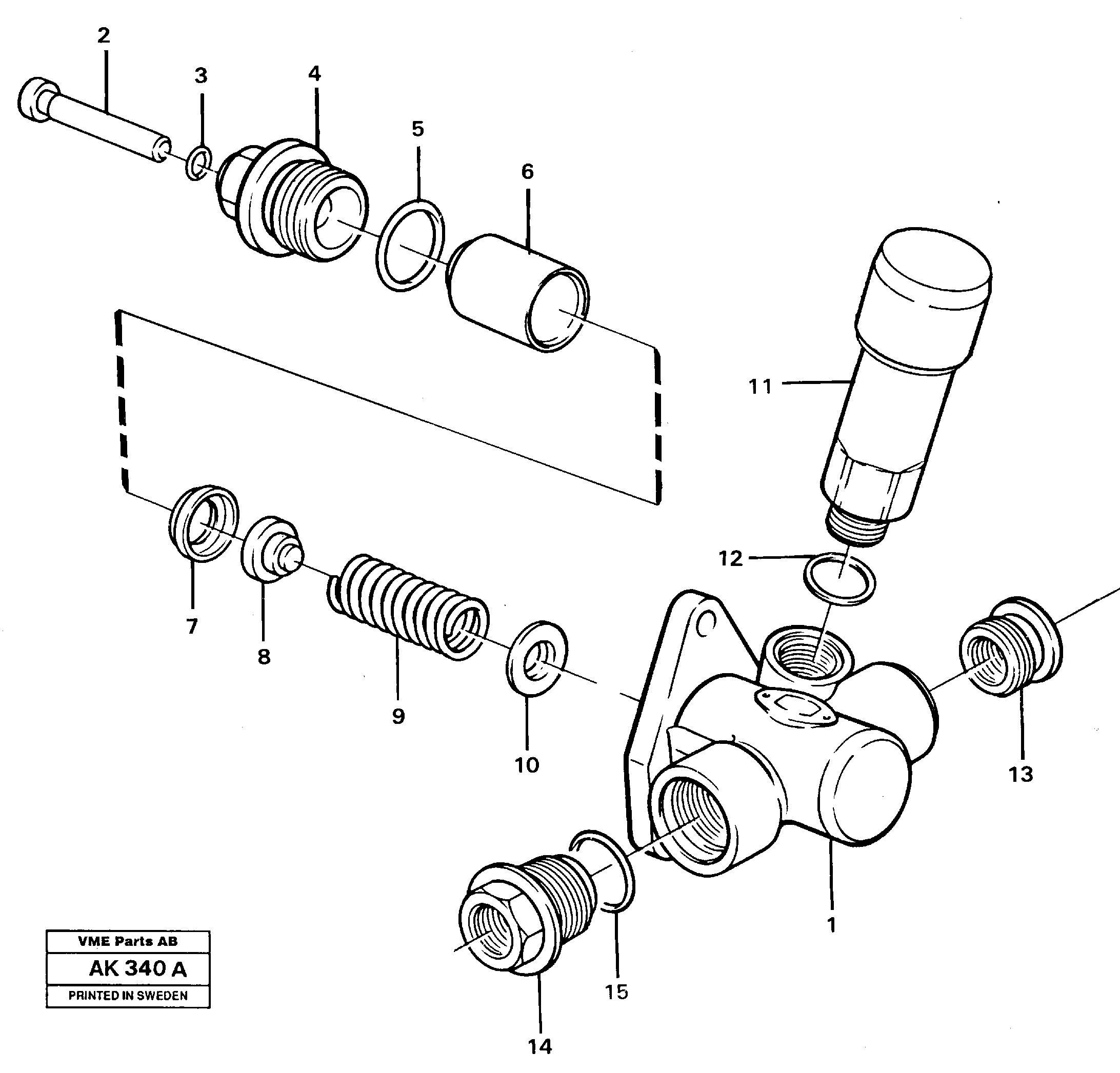 Схема запчастей Volvo L180 - 97702 Feed pump L180/L180C VOLVO BM VOLVO BM L180/L180C SER NO -2532 / -60469 USA