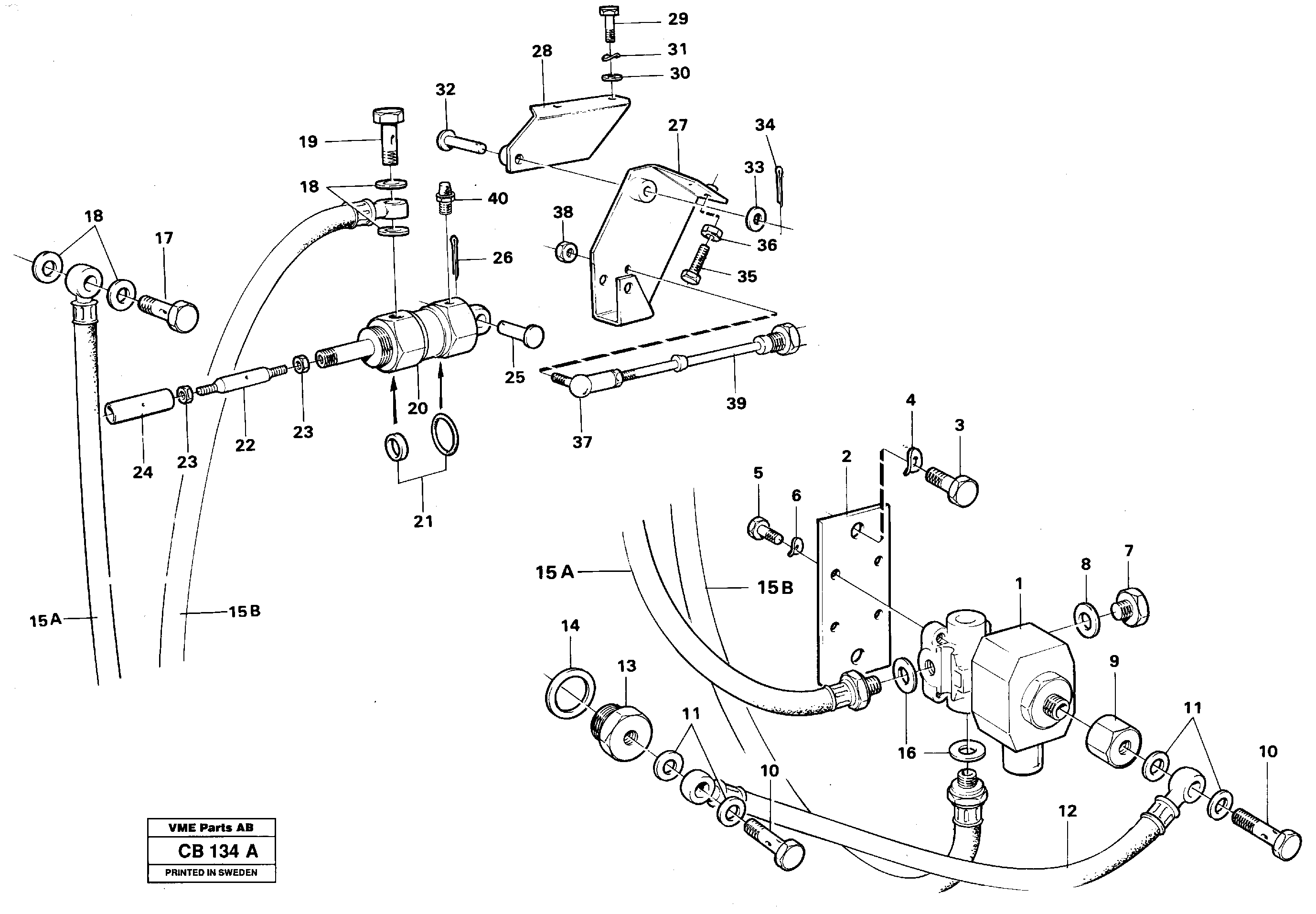 Схема запчастей Volvo EL70 - 34480 Speed control EL70 VOLVO BM VOLVO BM EL70