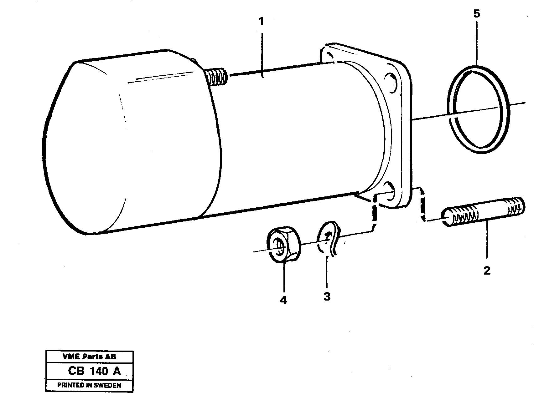 Схема запчастей Volvo EL70 - 21536 Starter motor EL70 VOLVO BM VOLVO BM EL70