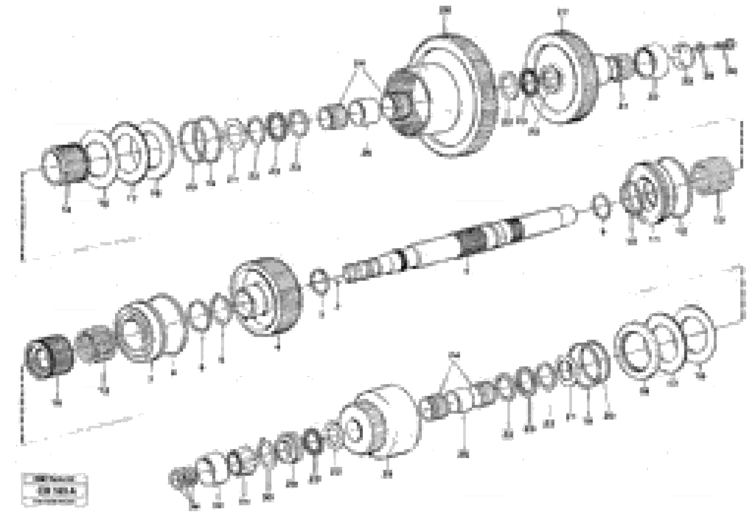 Схема запчастей Volvo EL70 - 21091 Hydraulic clutch rear/4:th speeds EL70 VOLVO BM VOLVO BM EL70