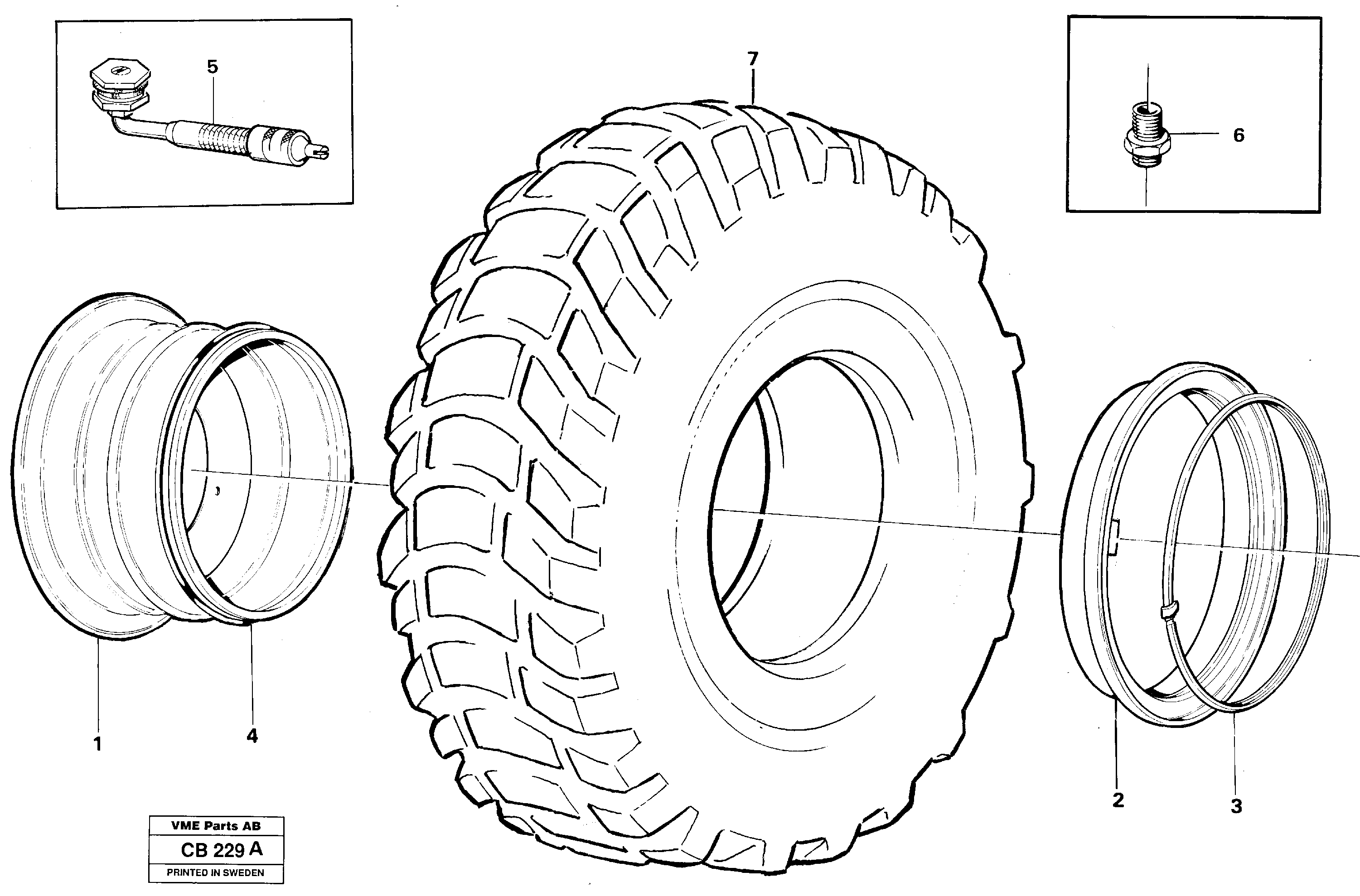 Схема запчастей Volvo EL70 - 21781 Wheels EL70 VOLVO BM VOLVO BM EL70