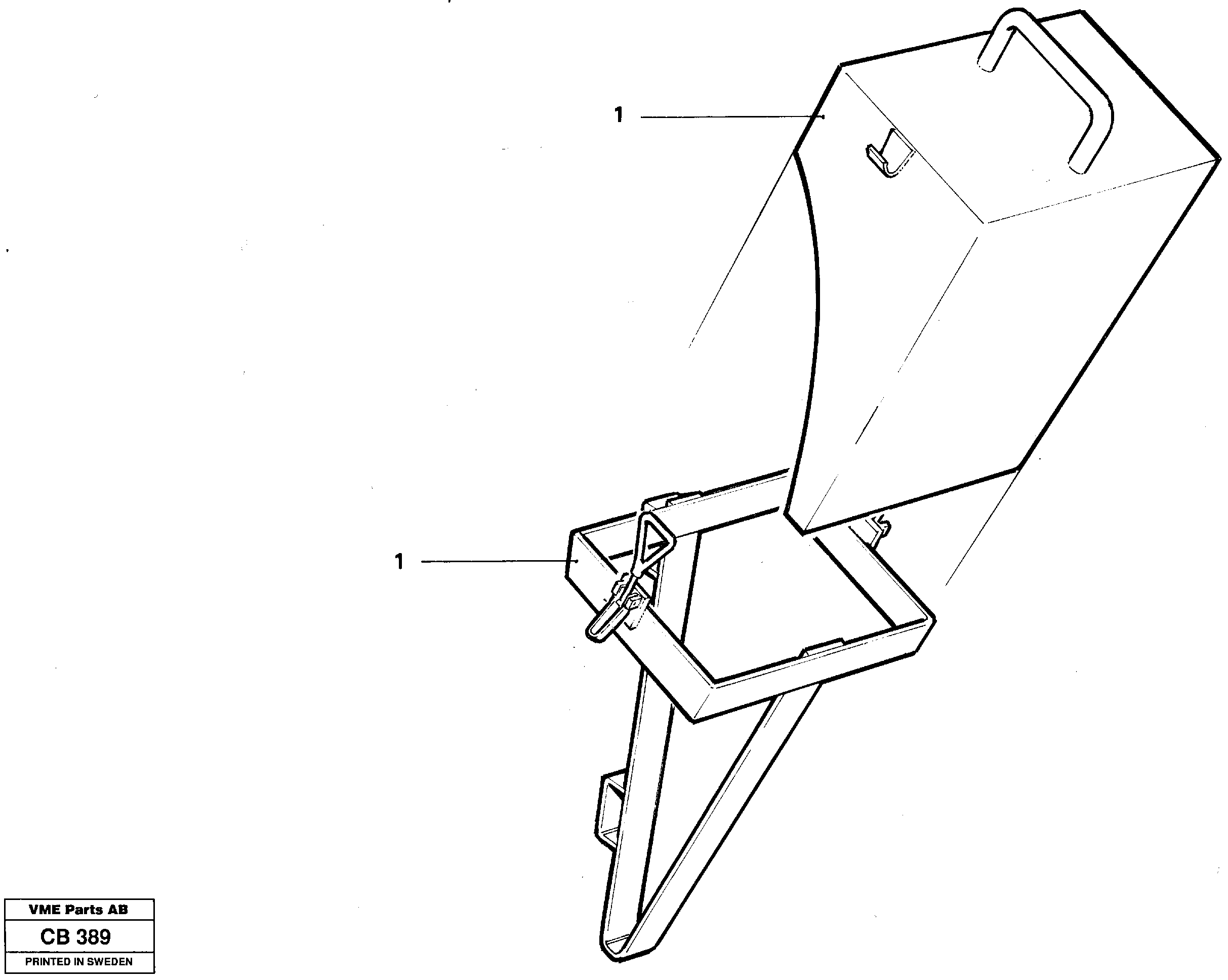 Схема запчастей Volvo EL70 - 25619 Lock wedge EL70 VOLVO BM VOLVO BM EL70