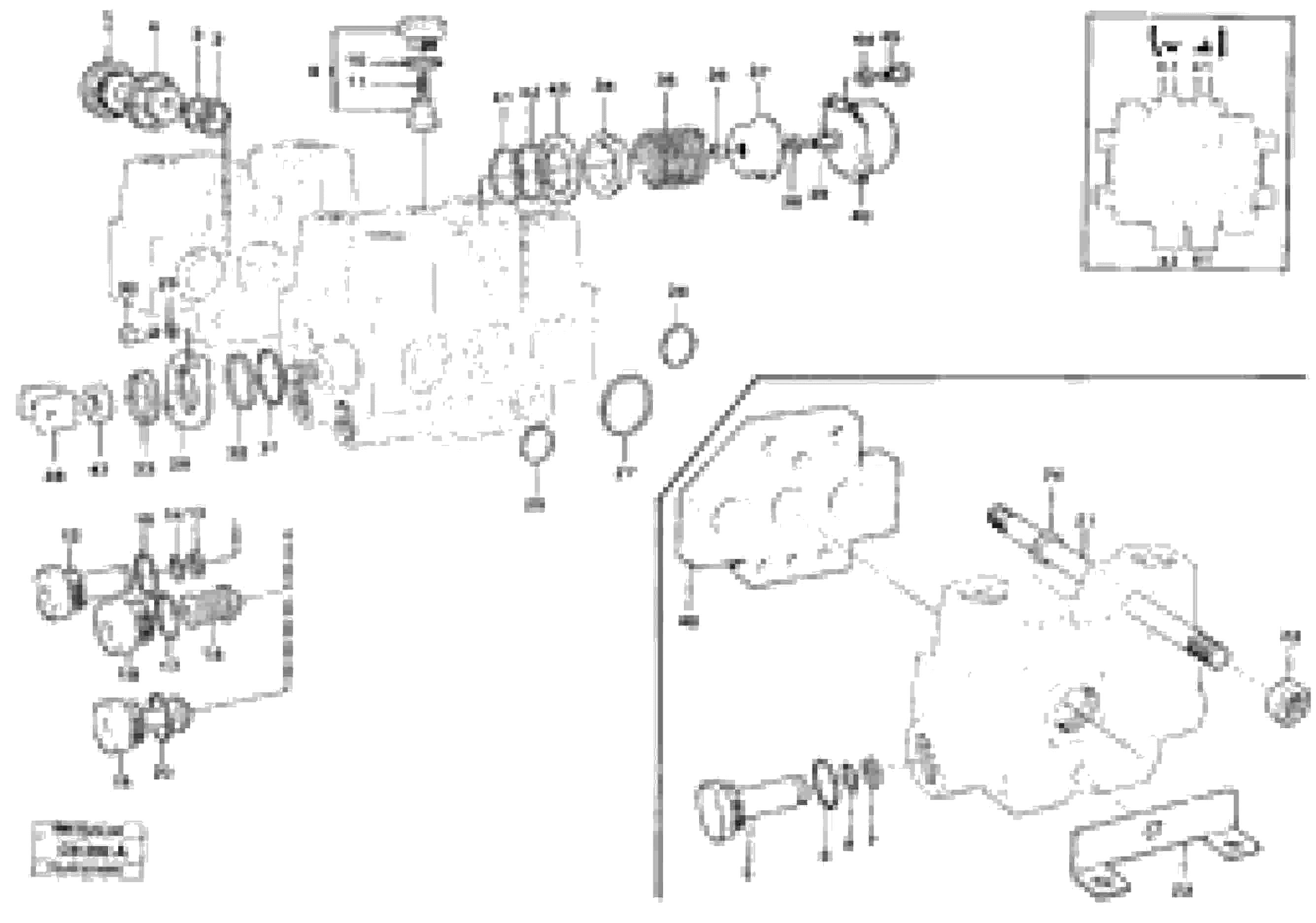 Схема запчастей Volvo EL70 - 64182 Control valve, loader unit EL70 VOLVO BM VOLVO BM EL70