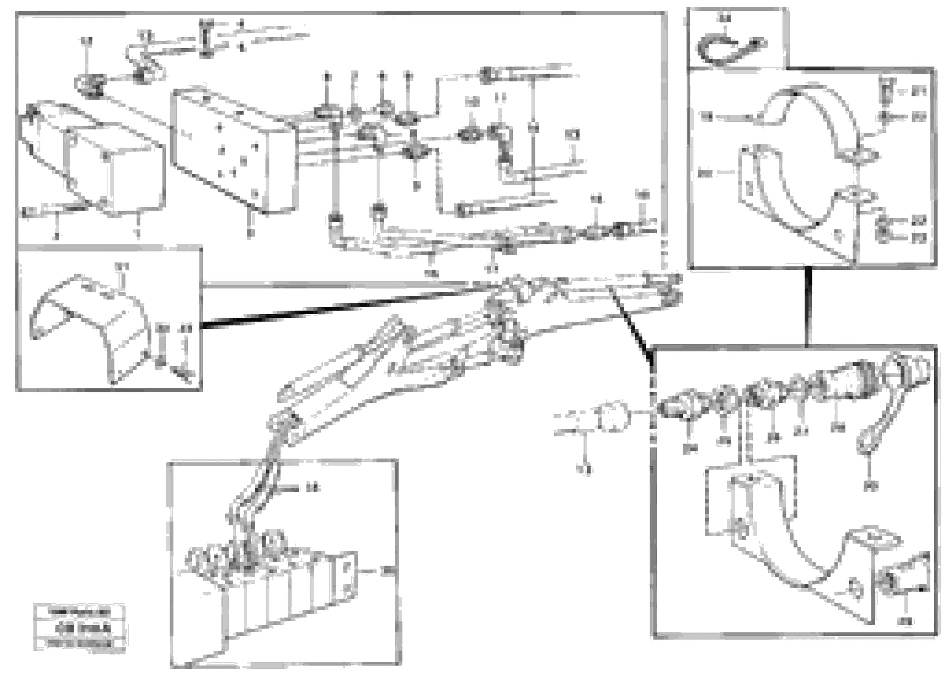 Схема запчастей Volvo EL70 - 11525 Hyd.func. Dvg2-mr for excav. with hyd. tool lock EL70 VOLVO BM VOLVO BM EL70