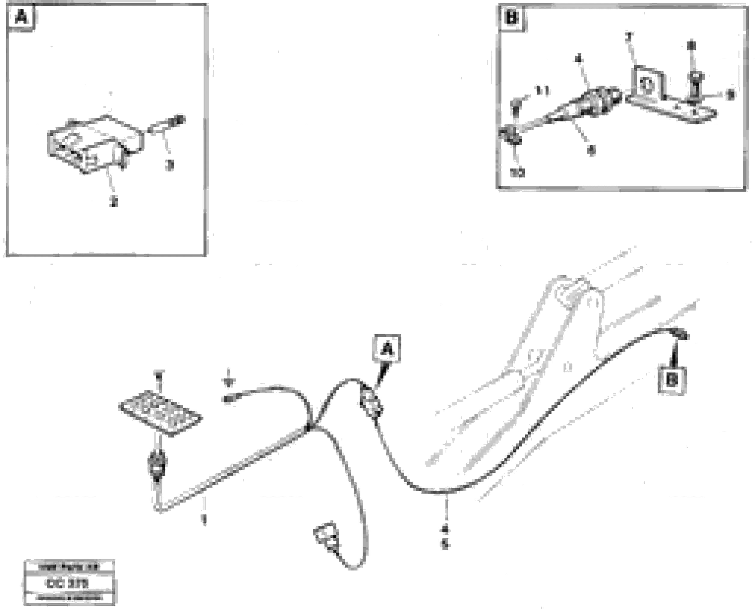 Схема запчастей Volvo EL70C - 10593 Electrical system pivot axle lock EL70C VOLVO BM VOLVO BM EL70C