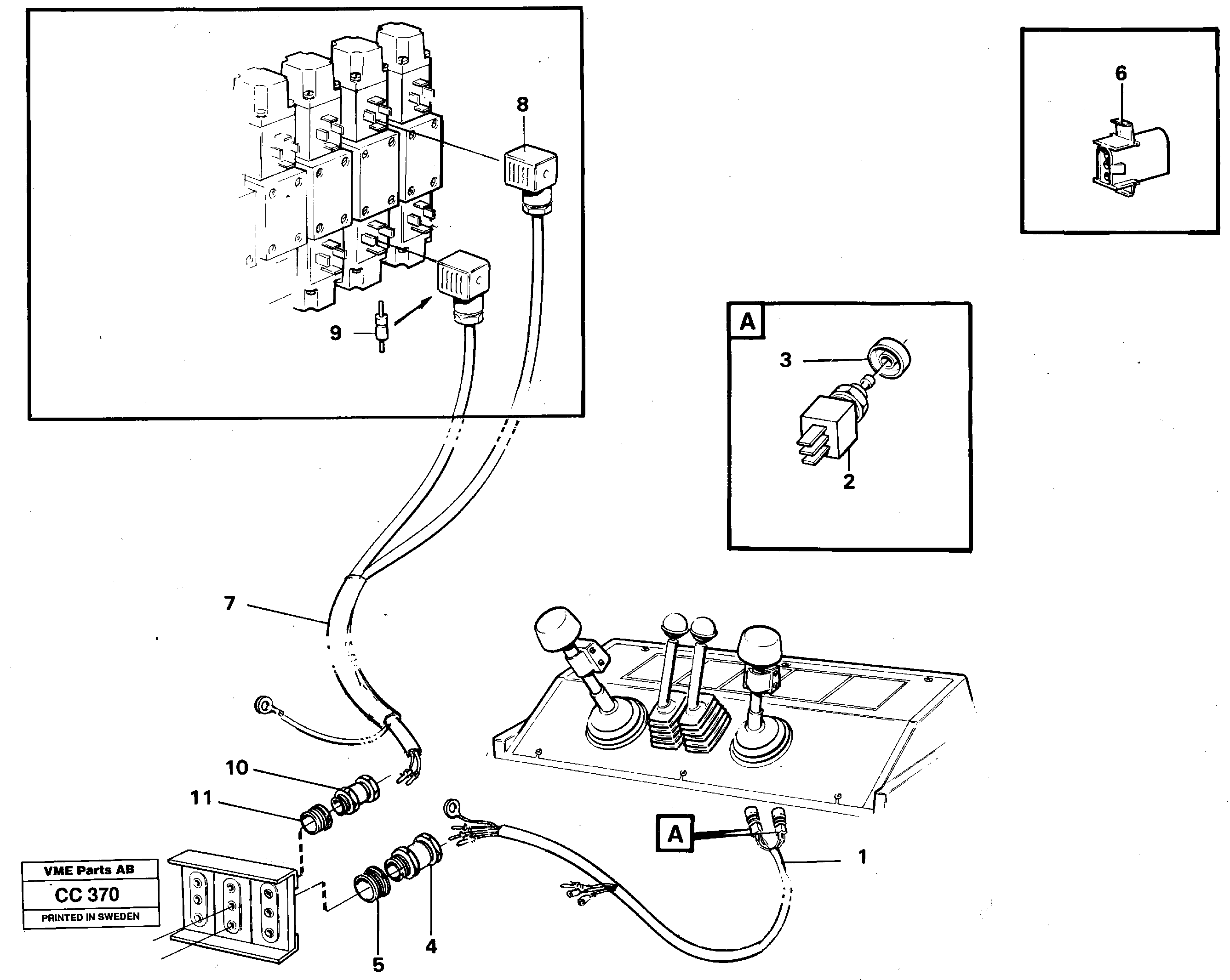 Схема запчастей Volvo EL70C - 61319 Electrical system for Dvg2-ur EL70C VOLVO BM VOLVO BM EL70C