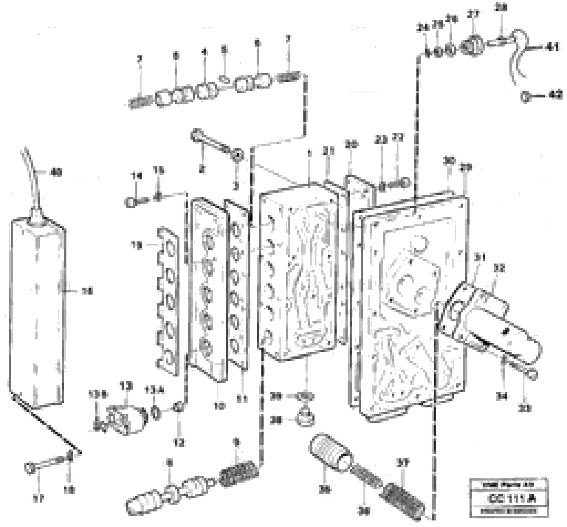 Схема запчастей Volvo EL70C - 42632 Range selector valve EL70C VOLVO BM VOLVO BM EL70C