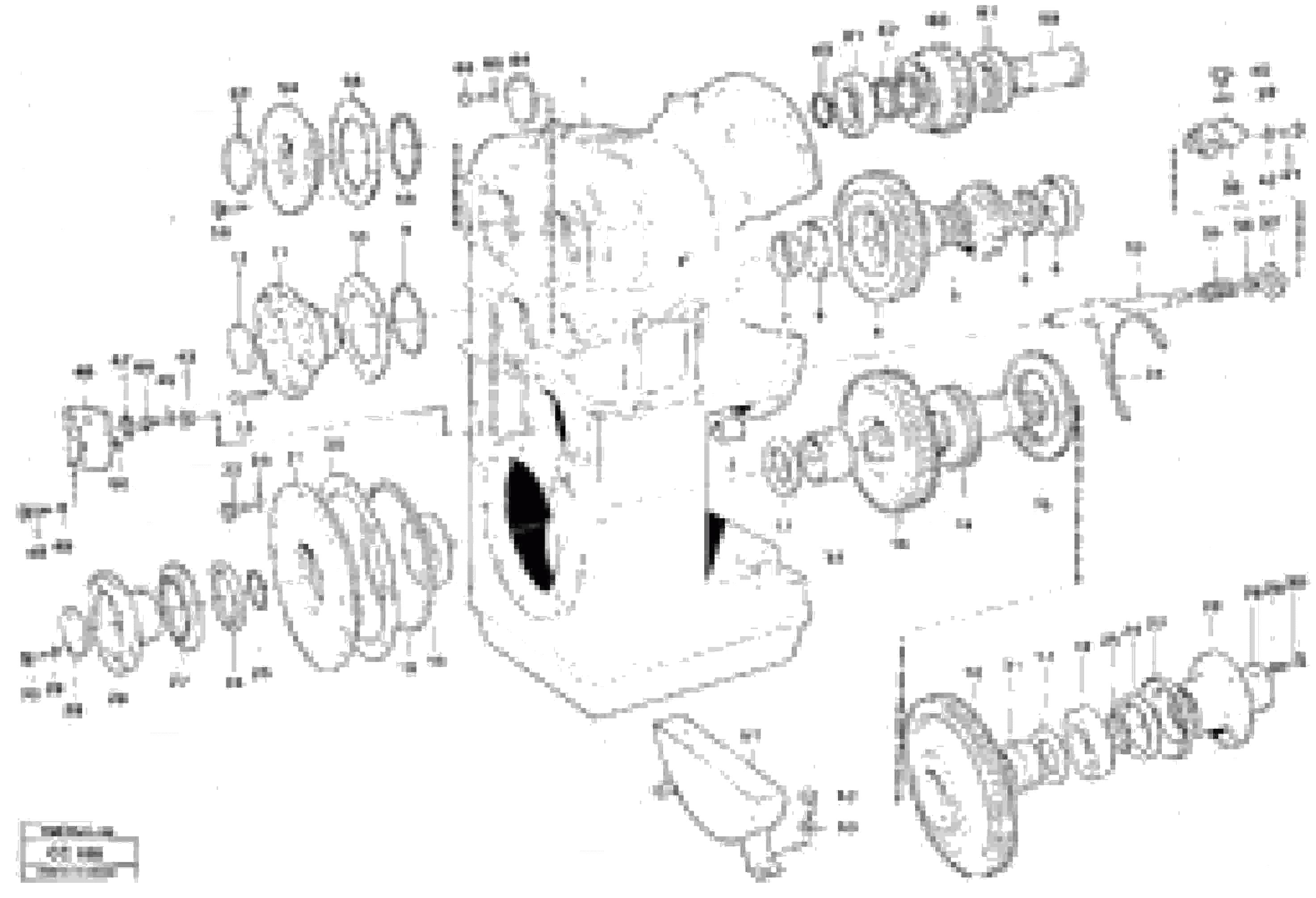 Схема запчастей Volvo EL70C - 63405 Clutch housing EL70C VOLVO BM VOLVO BM EL70C