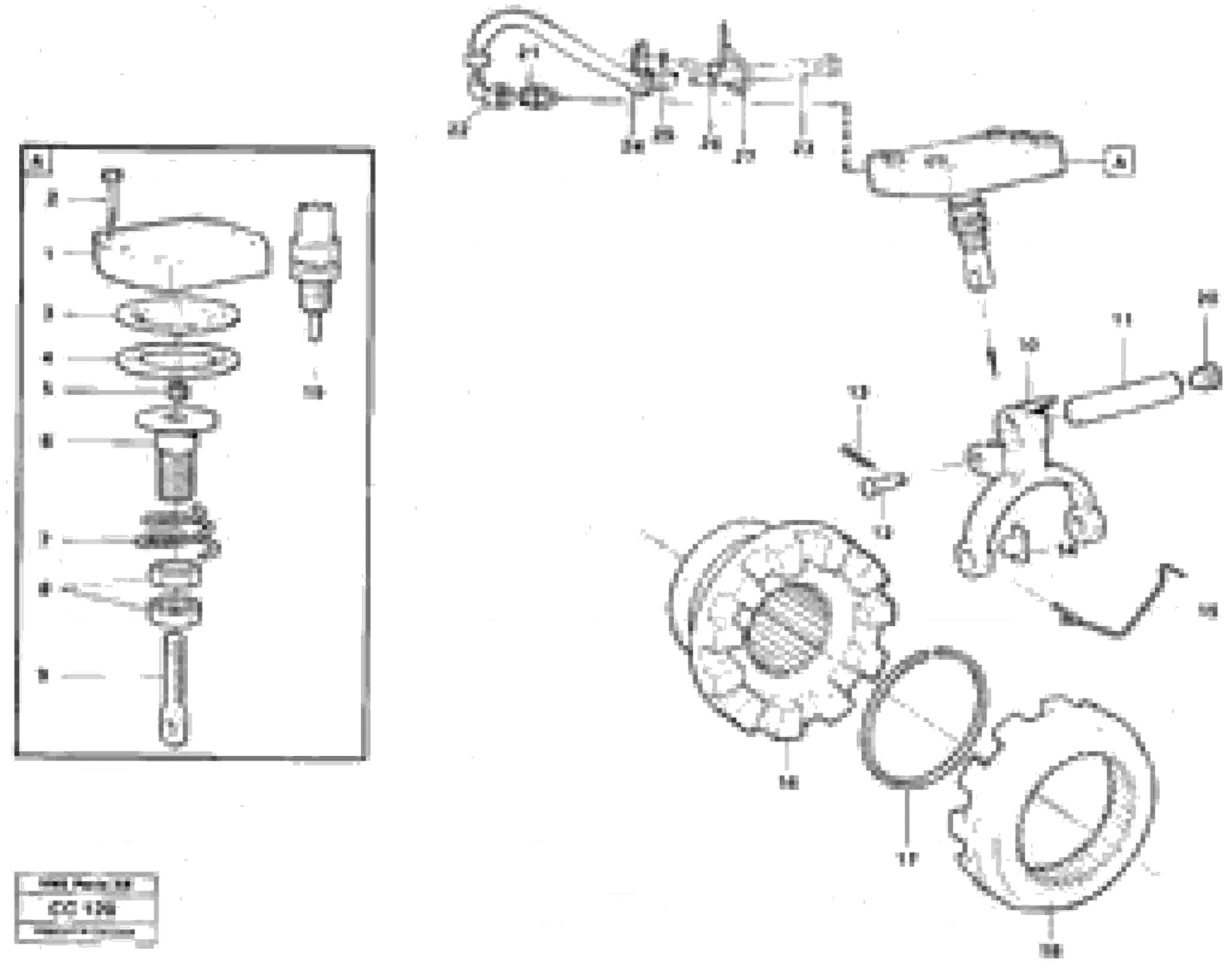 Схема запчастей Volvo EL70C - 27789 Differential lock EL70C VOLVO BM VOLVO BM EL70C