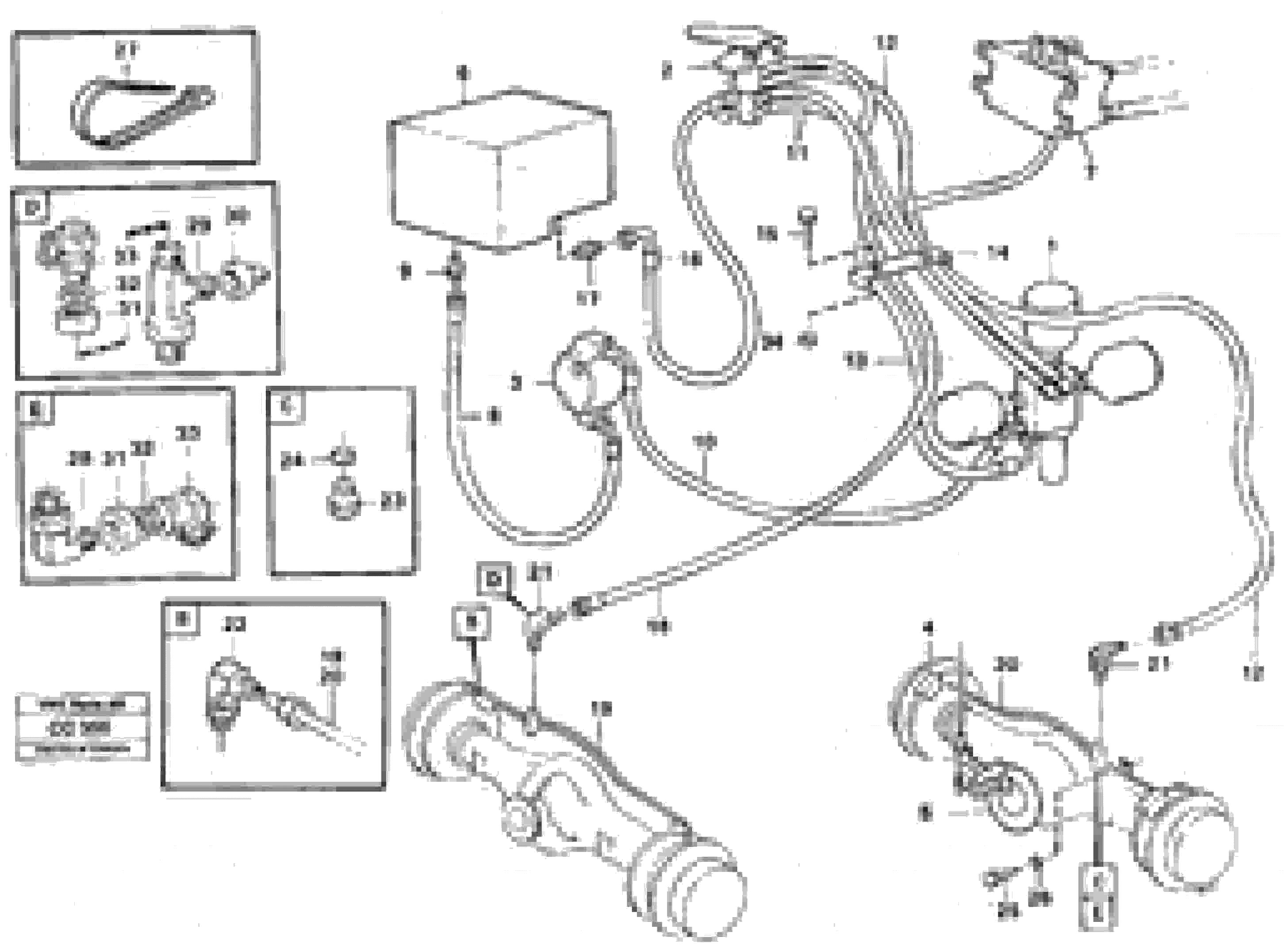 Схема запчастей Volvo EL70C - 27790 Brake system EL70C VOLVO BM VOLVO BM EL70C