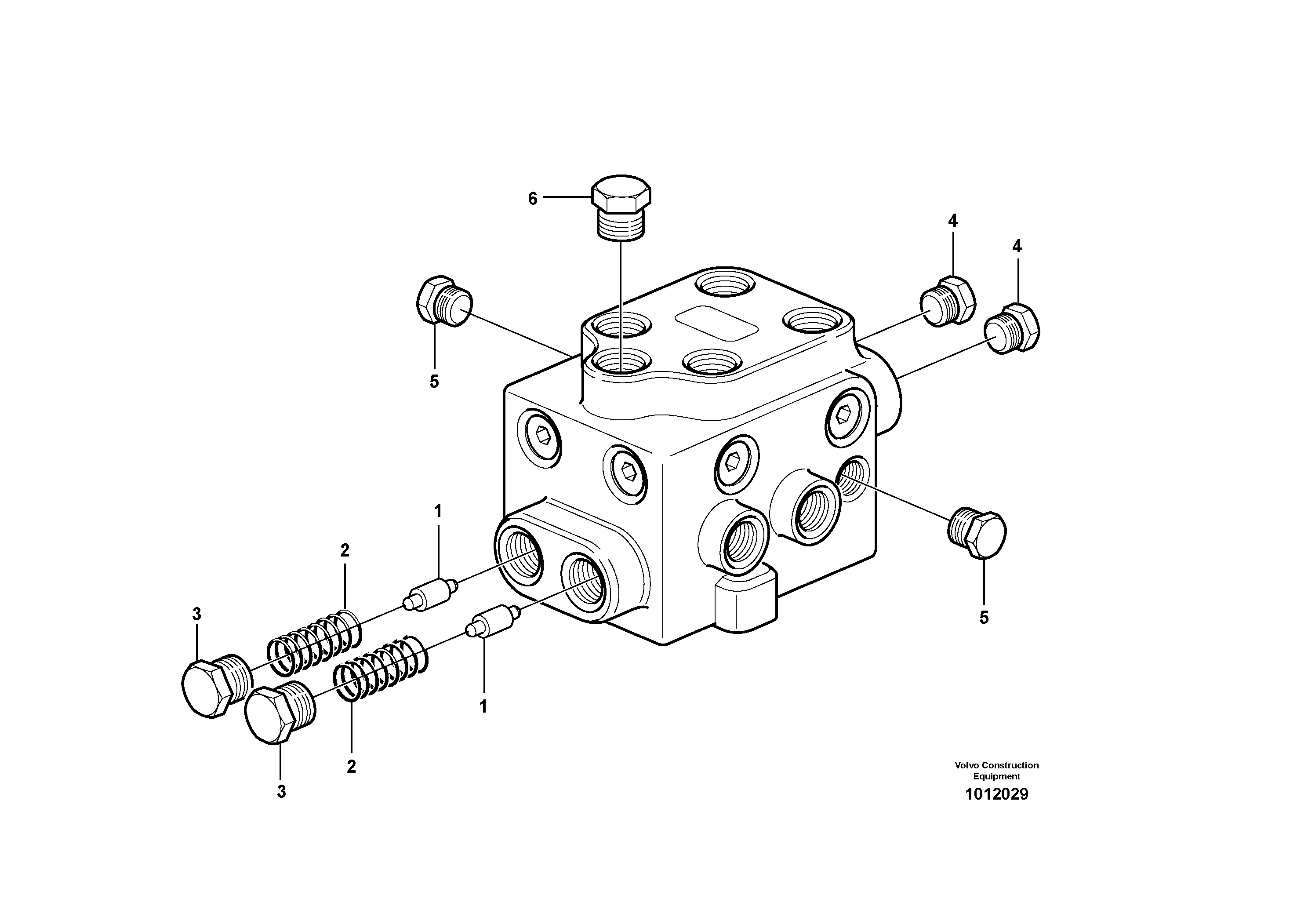 Схема запчастей Volvo L120E - 74618 Shift valve L120E S/N 19804- SWE, 66001- USA, 71401-BRA, 54001-IRN