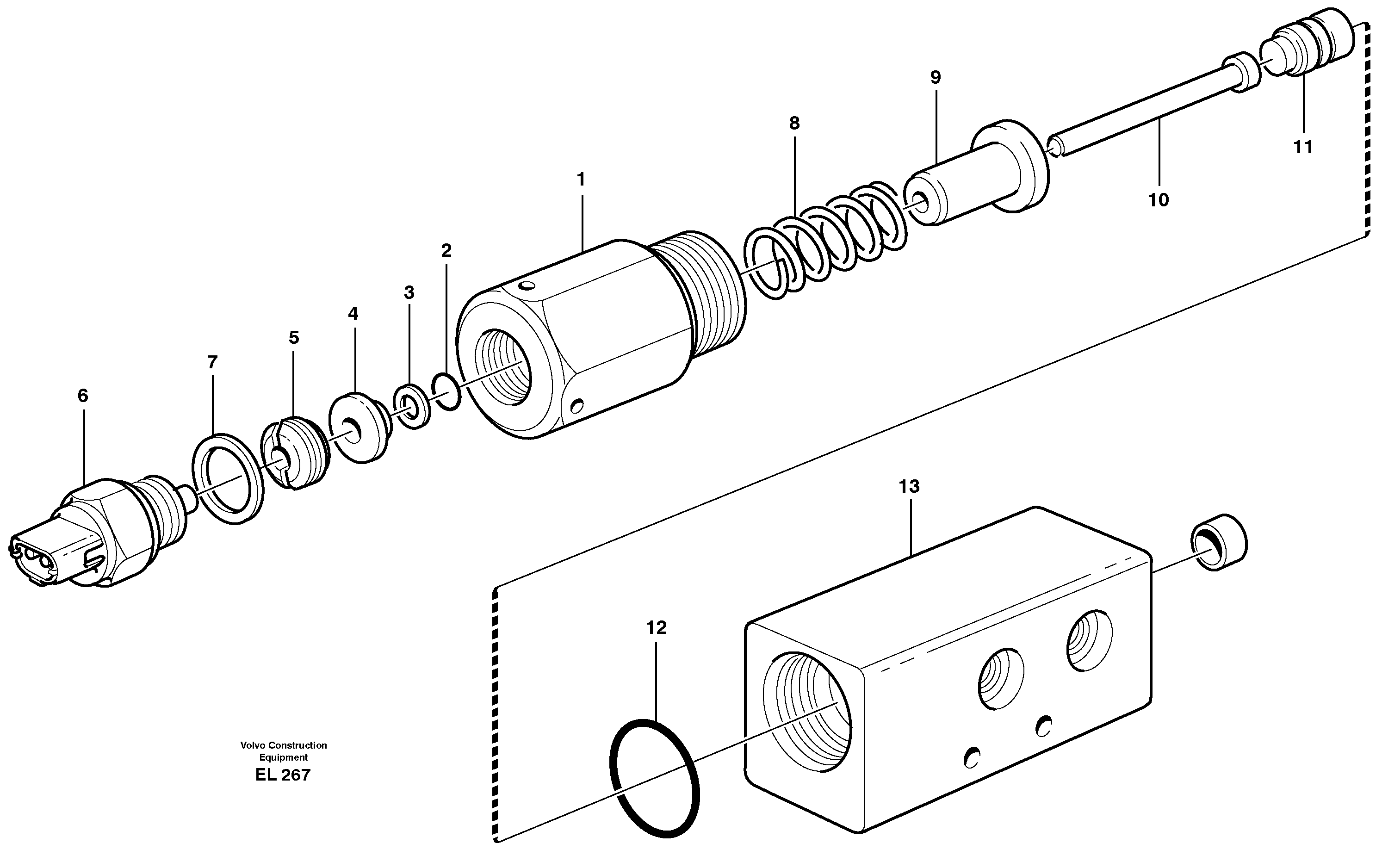 Схема запчастей Volvo L120E - 8838 Pressure monitor L120E S/N 19804- SWE, 66001- USA, 71401-BRA, 54001-IRN