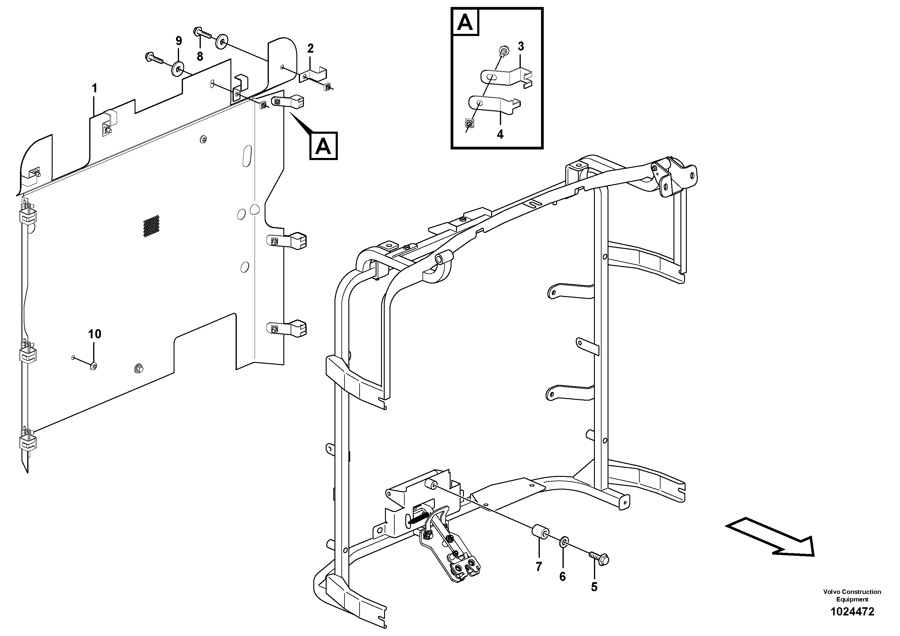 Схема запчастей Volvo L120E - 11899 Protecting plates L120E S/N 19804- SWE, 66001- USA, 71401-BRA, 54001-IRN