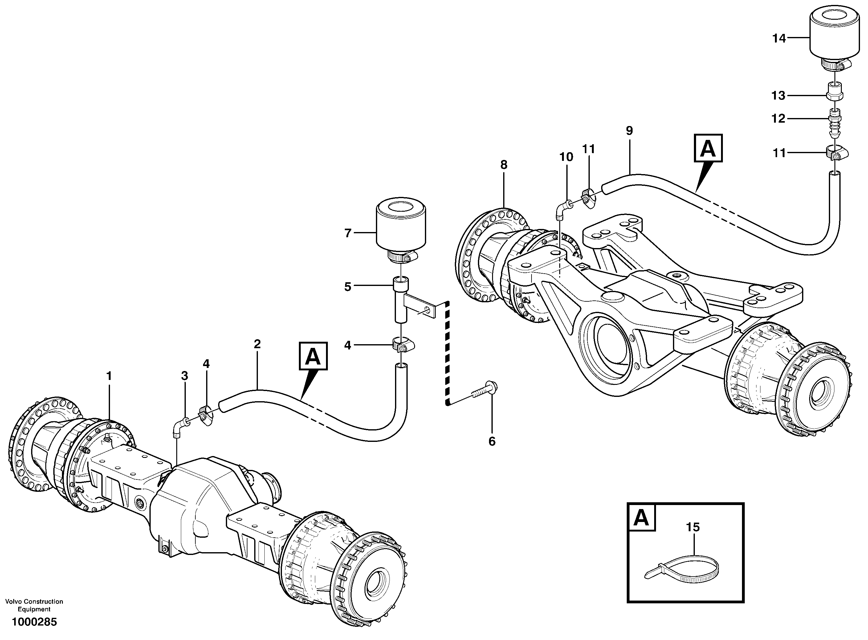 Схема запчастей Volvo L120E - 84819 Venting, planetary gear L120E S/N 16001 - 19668 SWE, 64001- USA, 70701-BRA