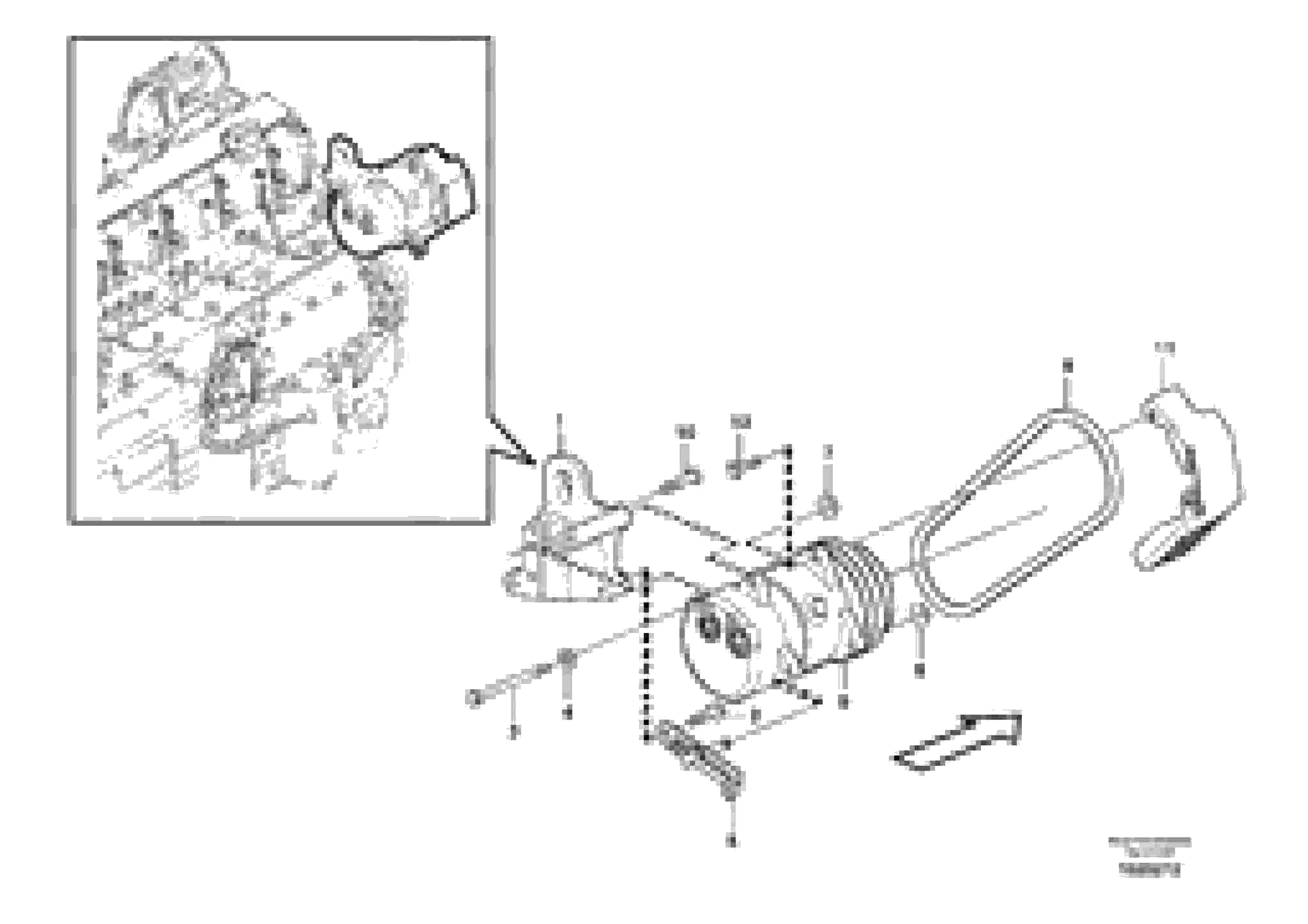 Схема запчастей Volvo L120E - 10930 Compressor for cooling agent R134a with fitting parts L120E S/N 19804- SWE, 66001- USA, 71401-BRA, 54001-IRN