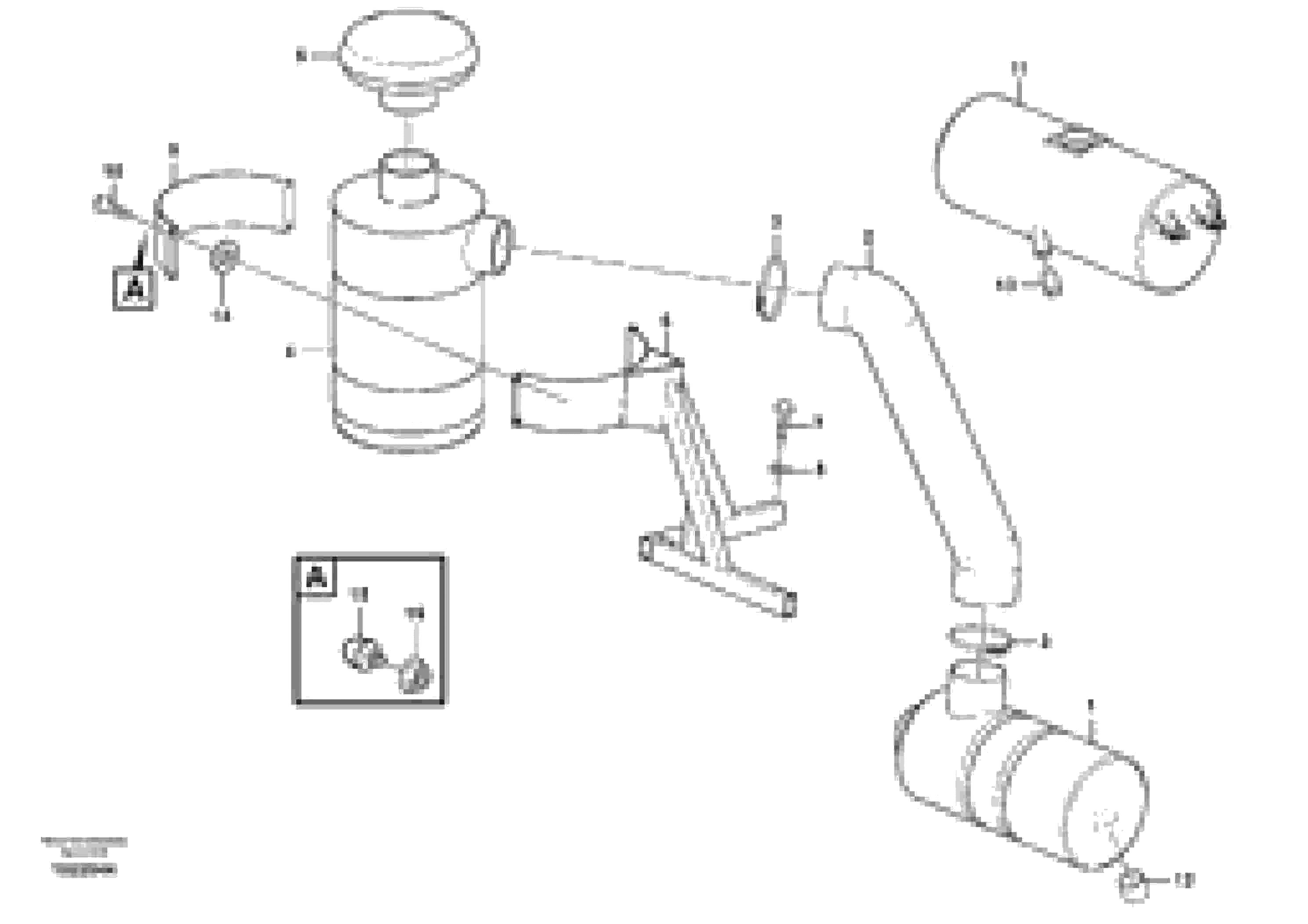 Схема запчастей Volvo L120E - 81439 Oil-bath precleaner L120E S/N 19804- SWE, 66001- USA, 71401-BRA, 54001-IRN