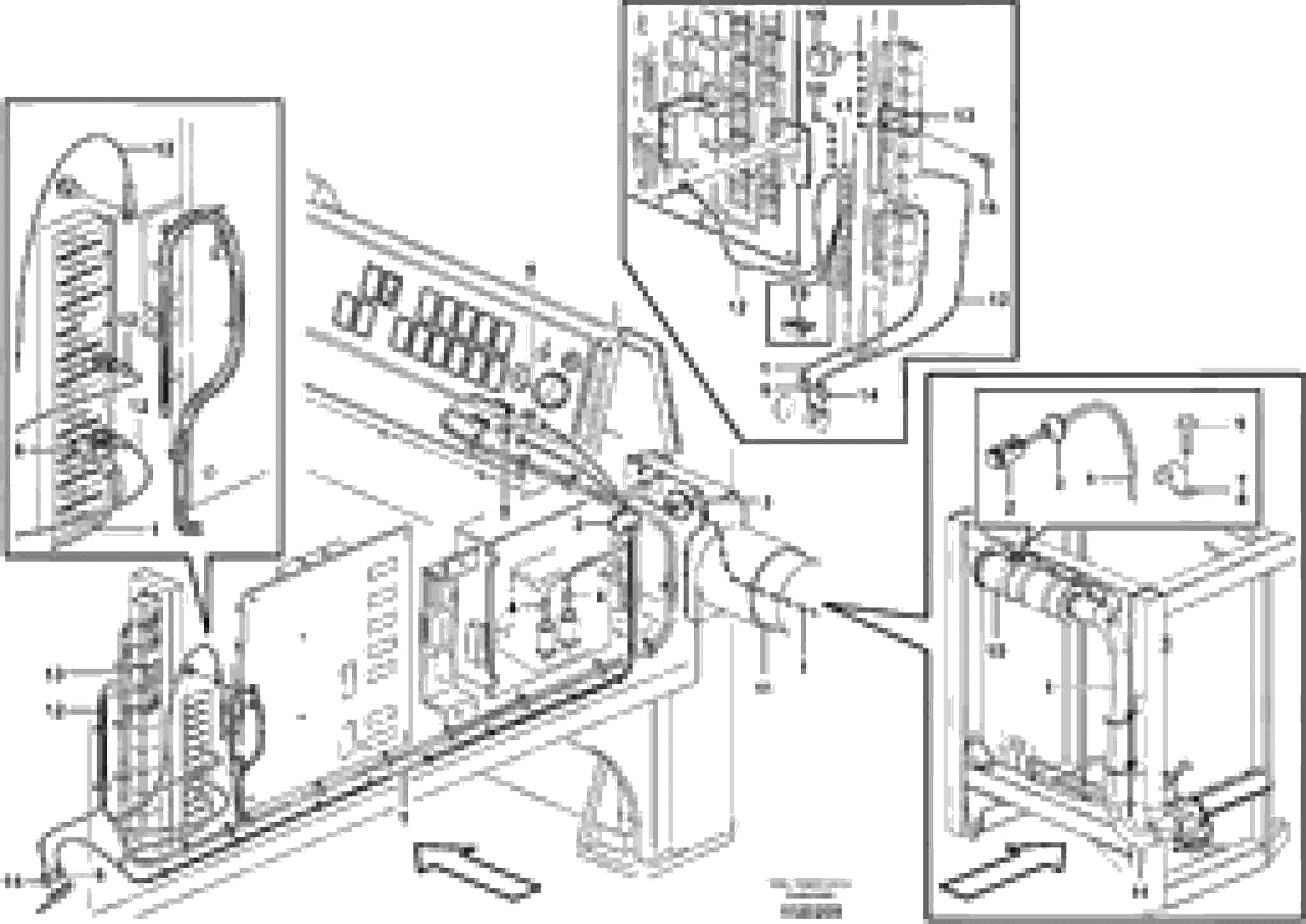 Схема запчастей Volvo L120E - 63750 Cable harness air cleaner, cab L120E S/N 19804- SWE, 66001- USA, 71401-BRA, 54001-IRN