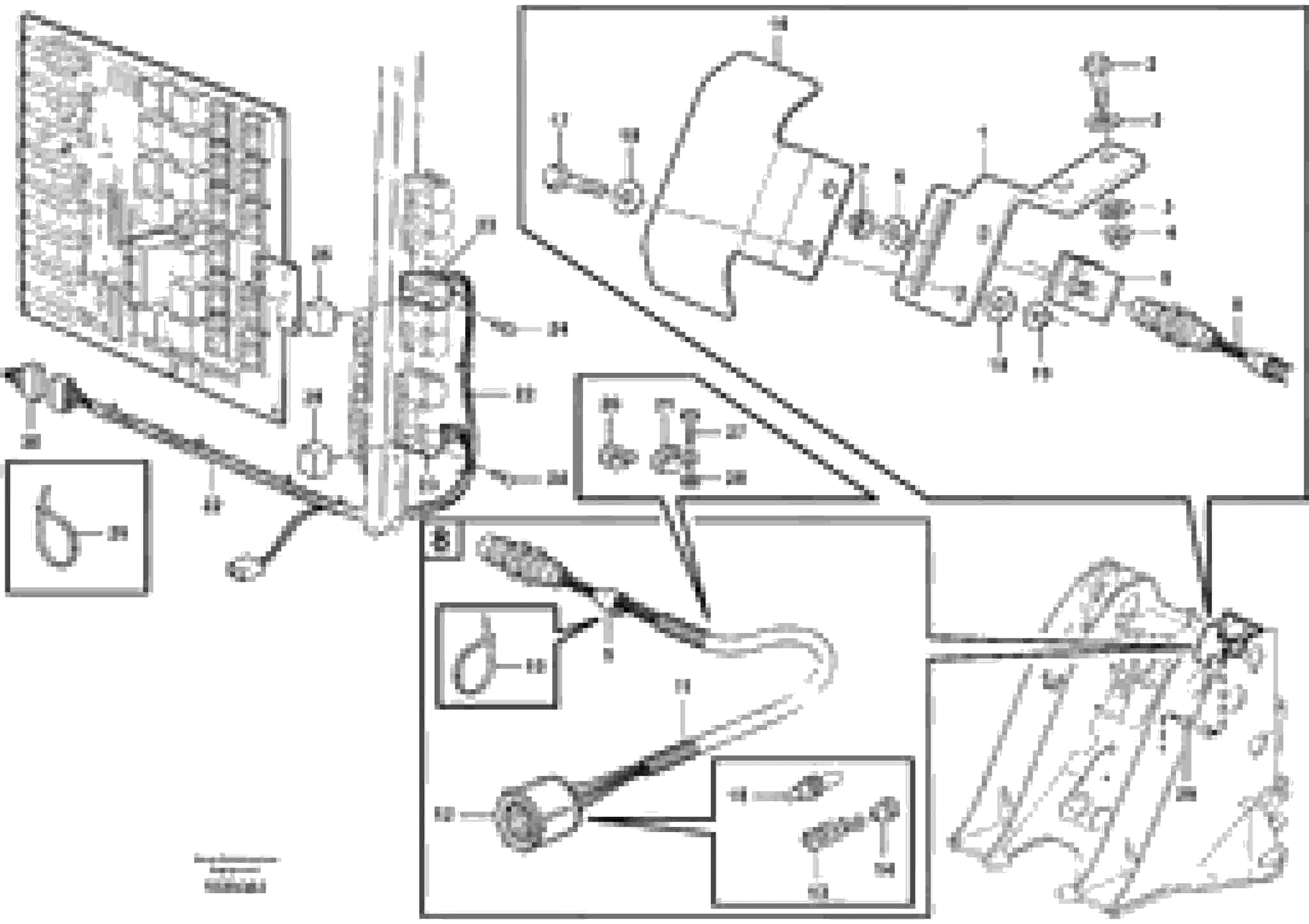 Схема запчастей Volvo L120E - 63751 Cable Harness, return to dig L120E S/N 19804- SWE, 66001- USA, 71401-BRA, 54001-IRN