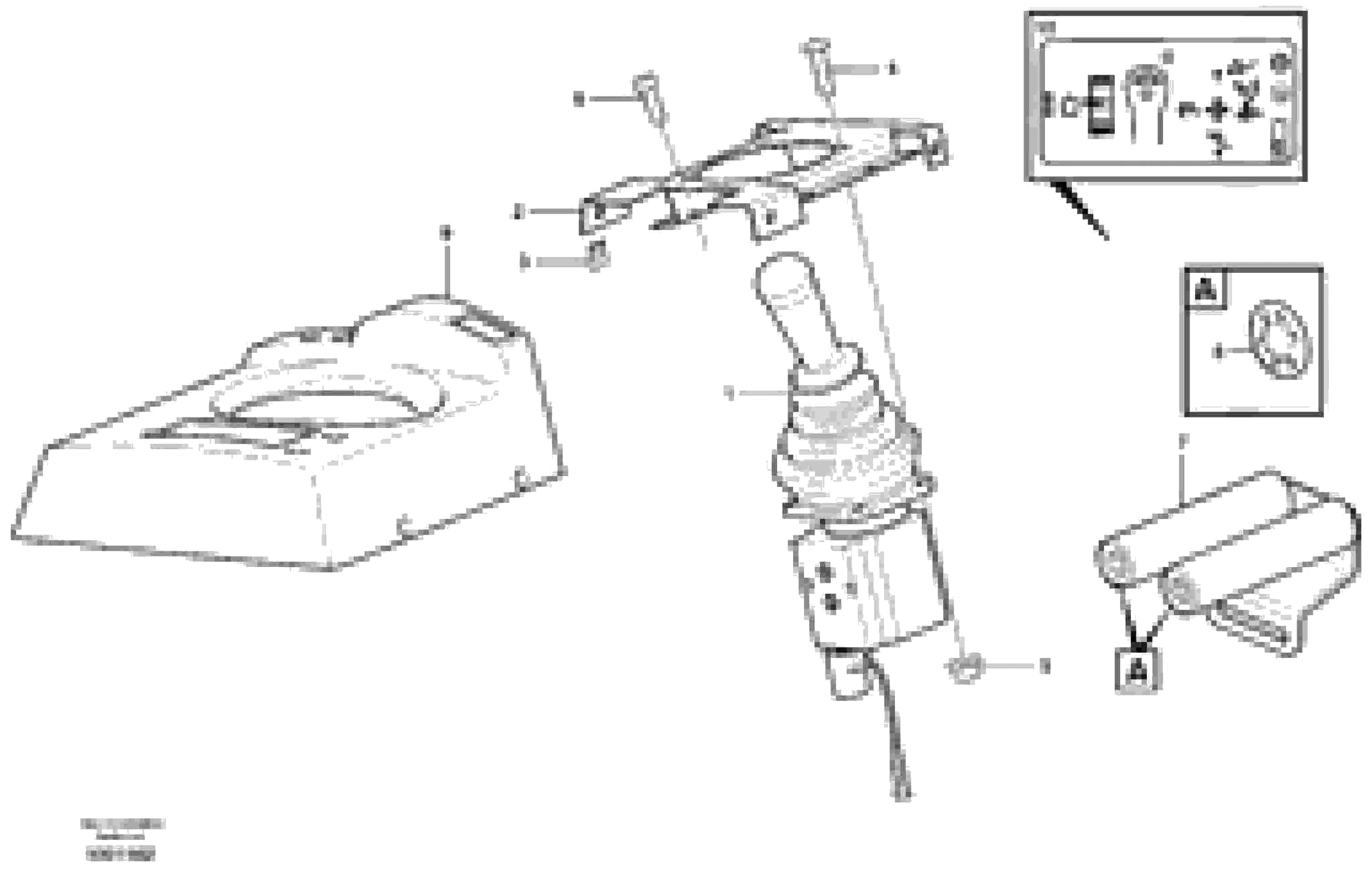 Схема запчастей Volvo L120E - 15694 Servo valve with fitting parts L120E S/N 16001 - 19668 SWE, 64001- USA, 70701-BRA