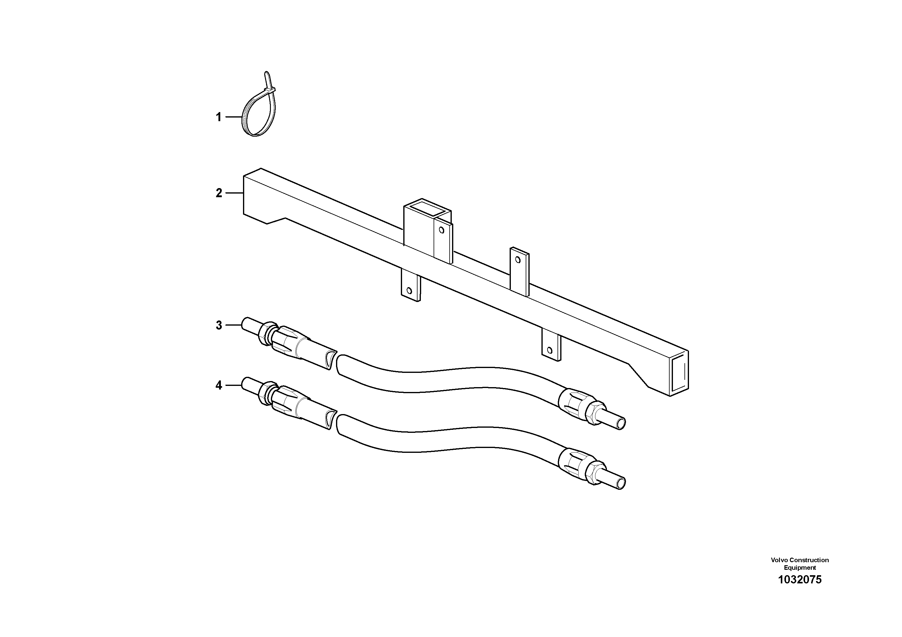 Схема запчастей Volvo L120E - 18619 Central lubrication, tool bar L120E S/N 19804- SWE, 66001- USA, 71401-BRA, 54001-IRN