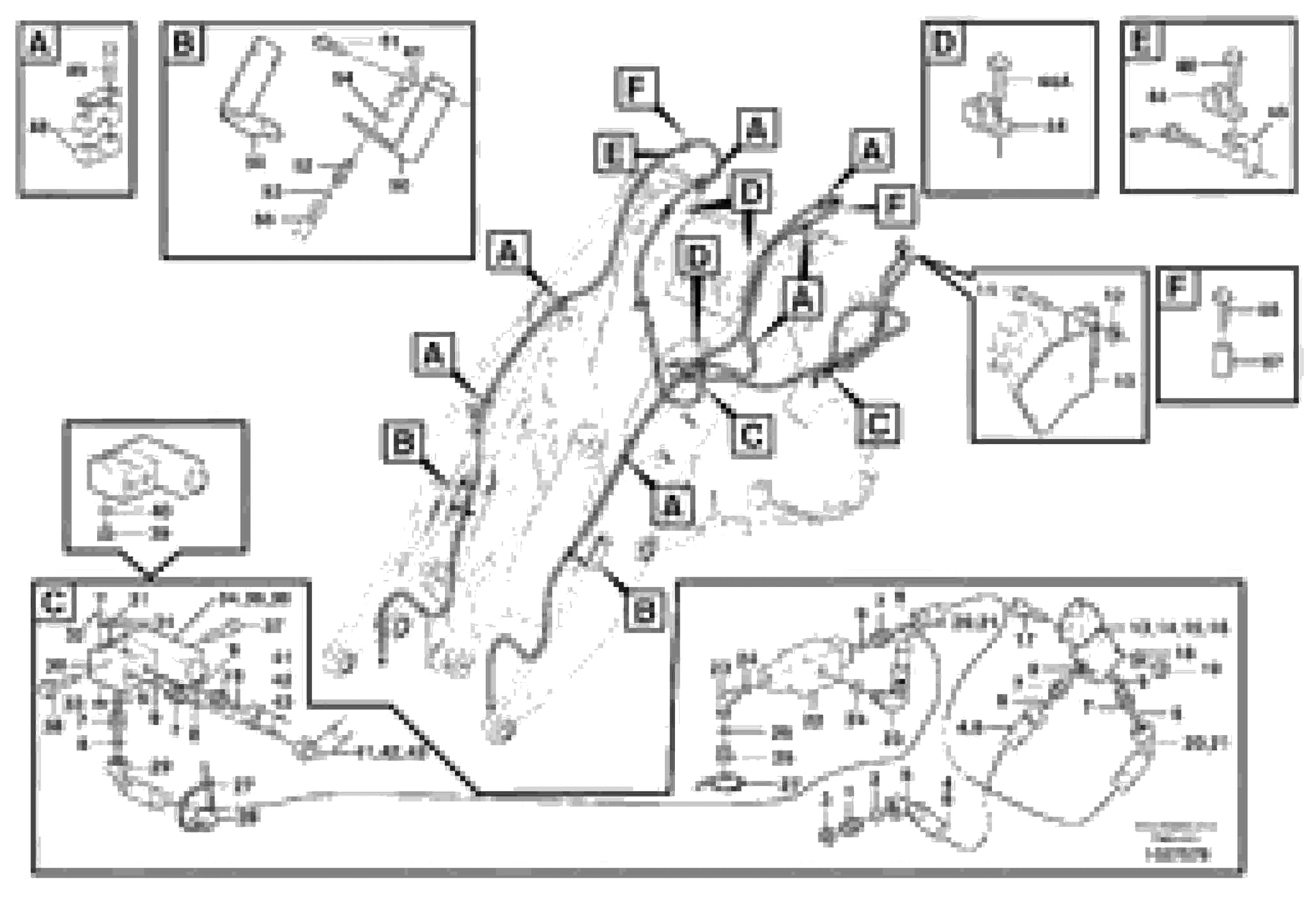 Схема запчастей Volvo L120E - 49175 Hydraulic system for attachment bracket L120E S/N 16001 - 19668 SWE, 64001- USA, 70701-BRA