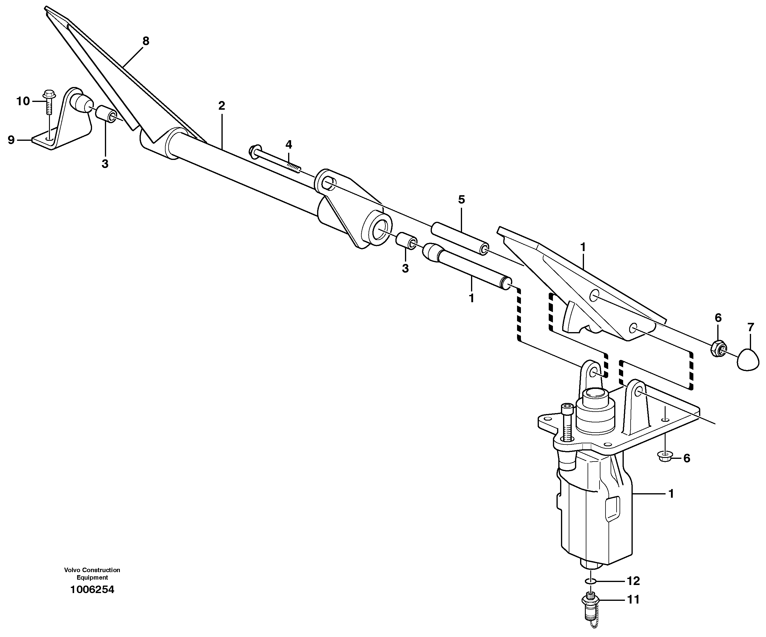 Схема запчастей Volvo L60E - 92903 Dual brake pedals L60E