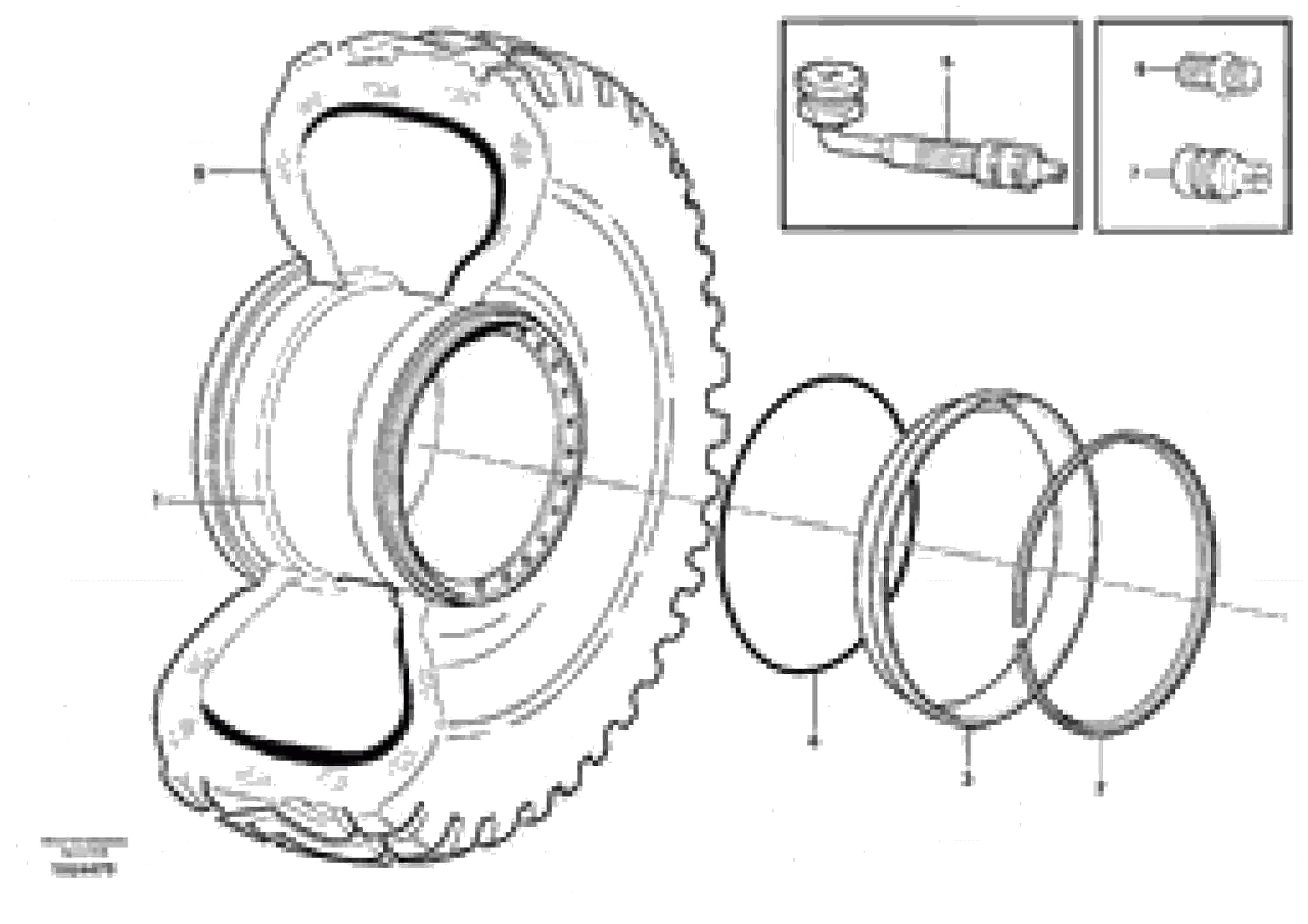 Схема запчастей Volvo L60E - 36892 Wheel L60E