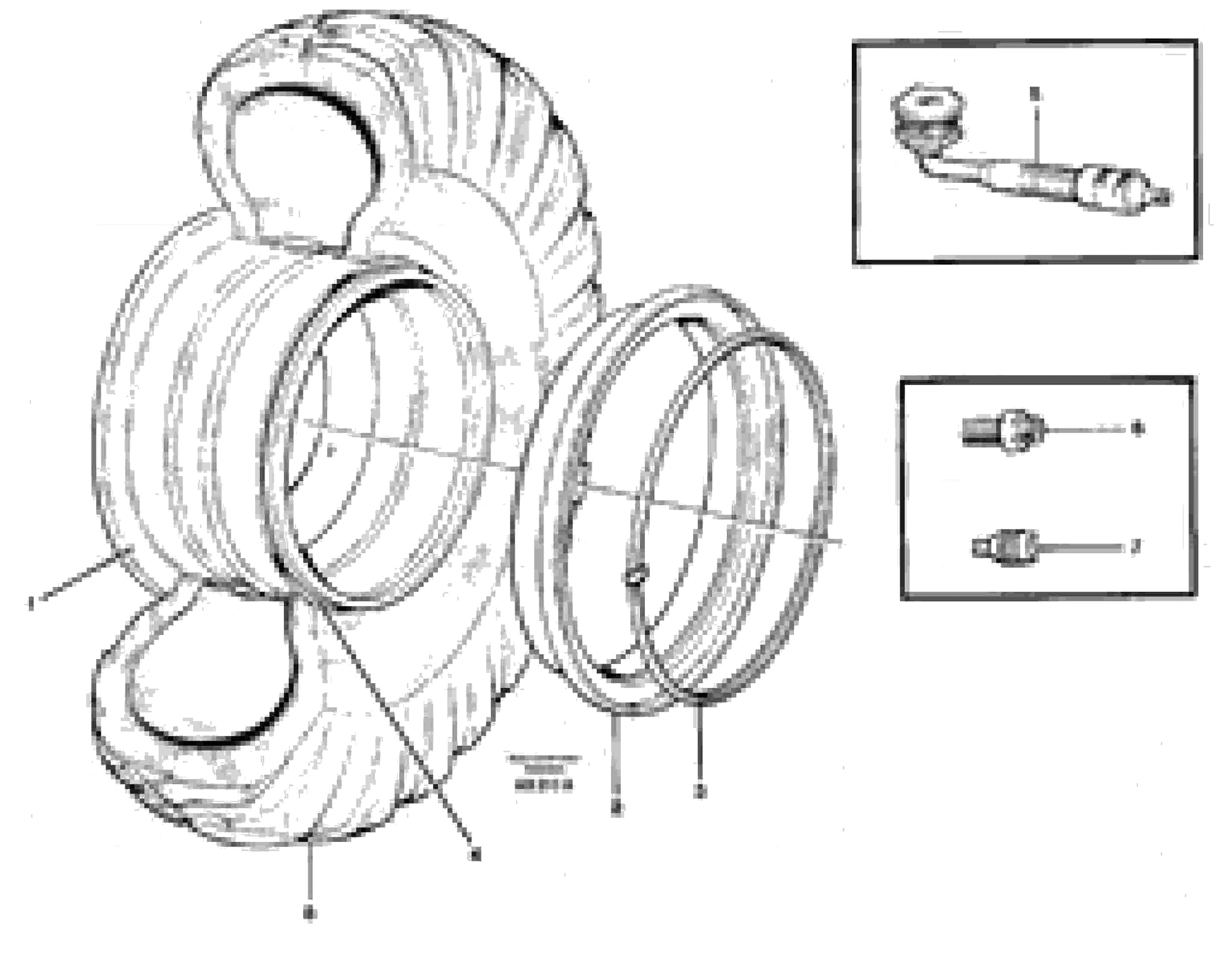 Схема запчастей Volvo L60E - 41790 Wheel L60E