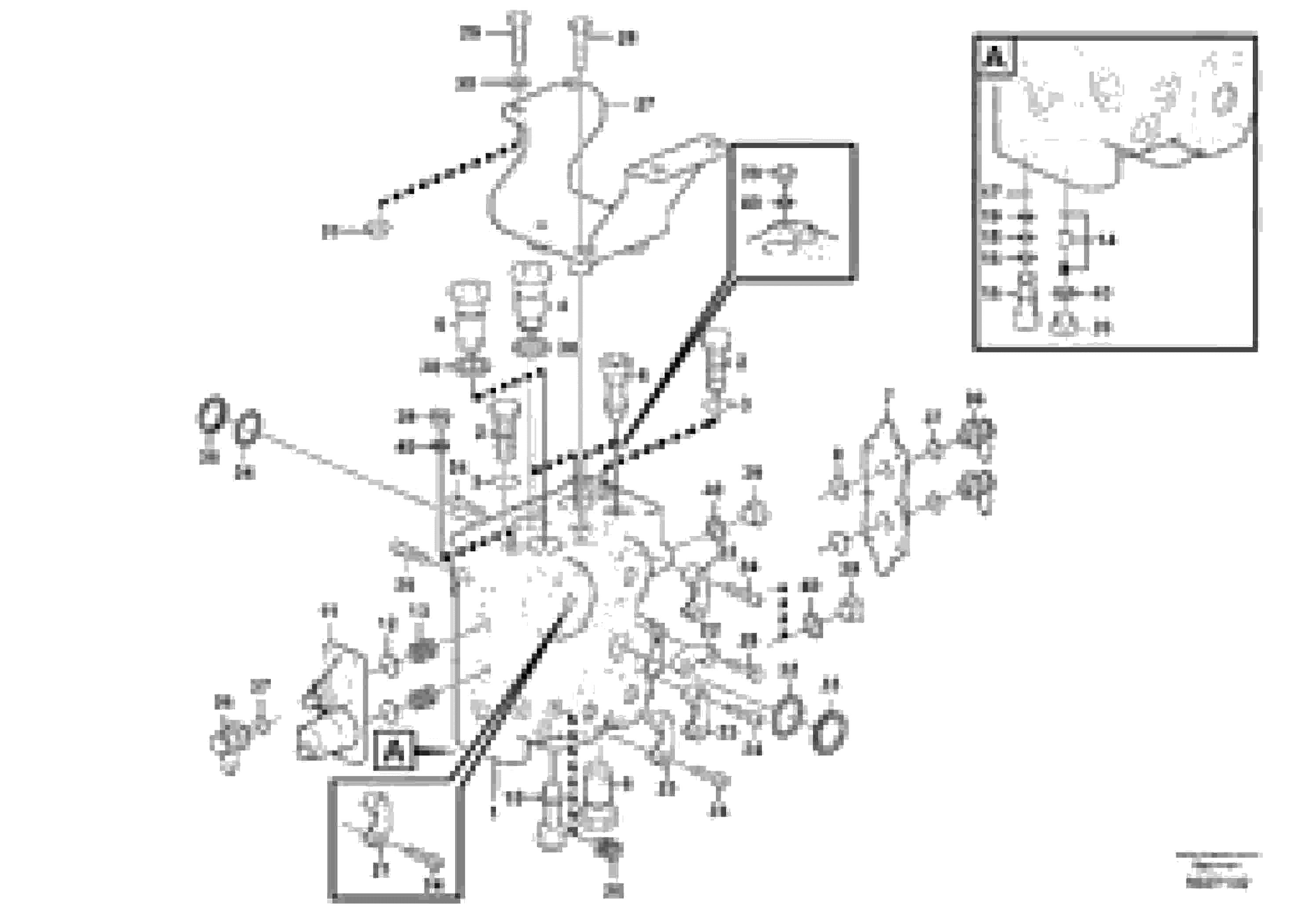 Схема запчастей Volvo L60E - 71374 Control valve with fitting parts L60E