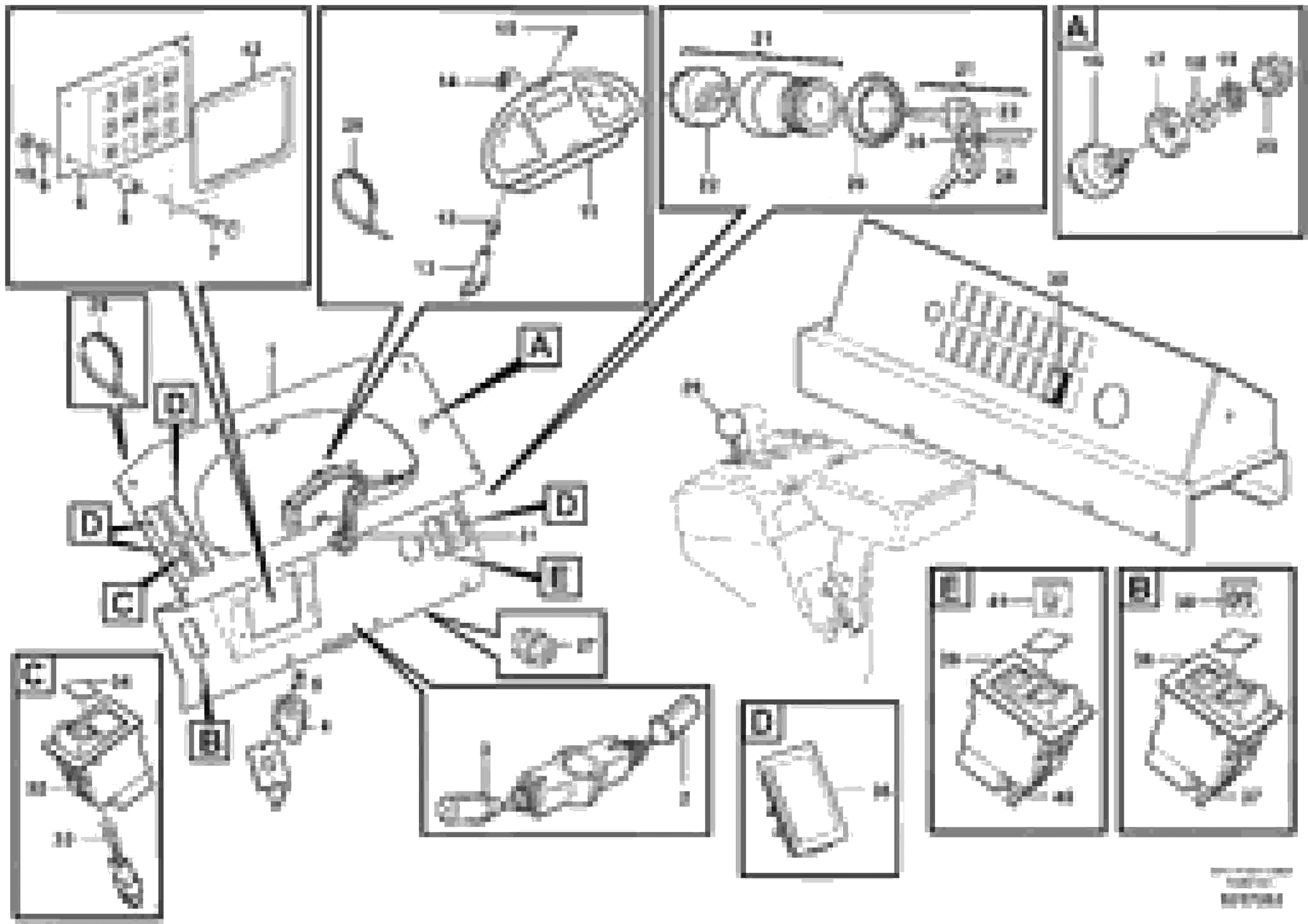 Схема запчастей Volvo L60E - 60174 Instrument panel L60E