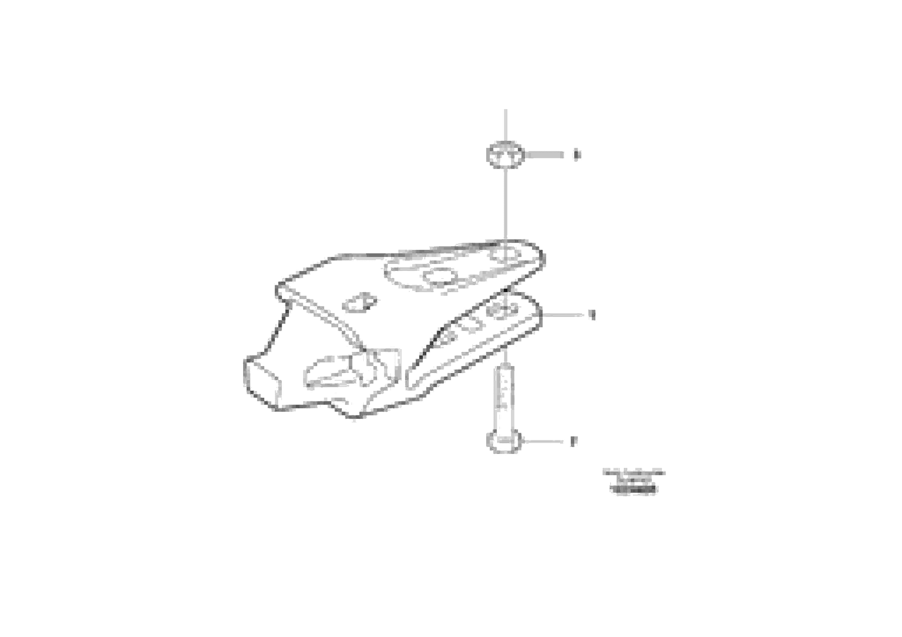 Схема запчастей Volvo L70E - 6653 Adapter kit ATTACHMENTS ATTACHMENTS WHEEL LOADERS GEN. D - E