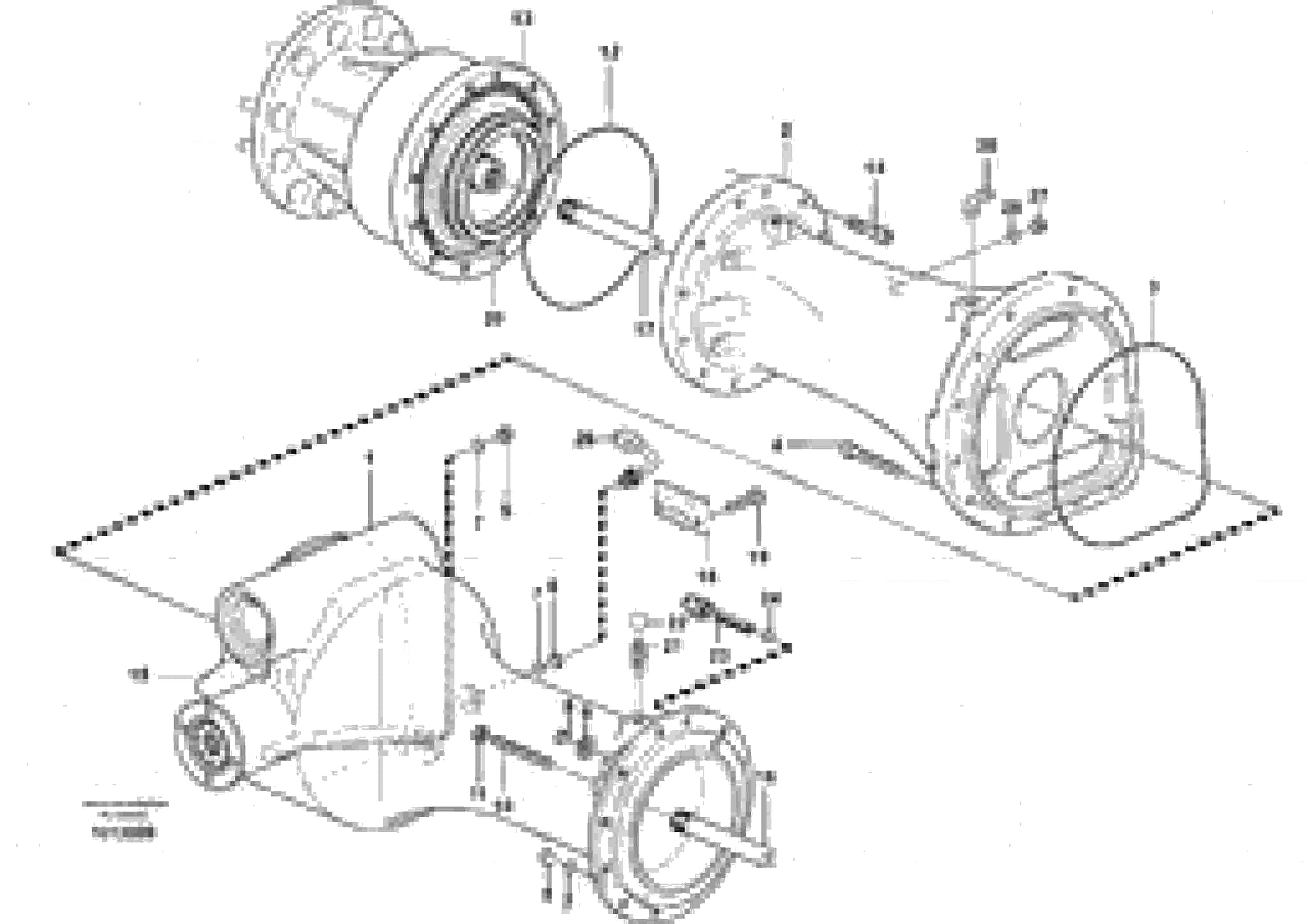 Схема запчастей Volvo L90E - 82264 Planet shaft, rear L90E